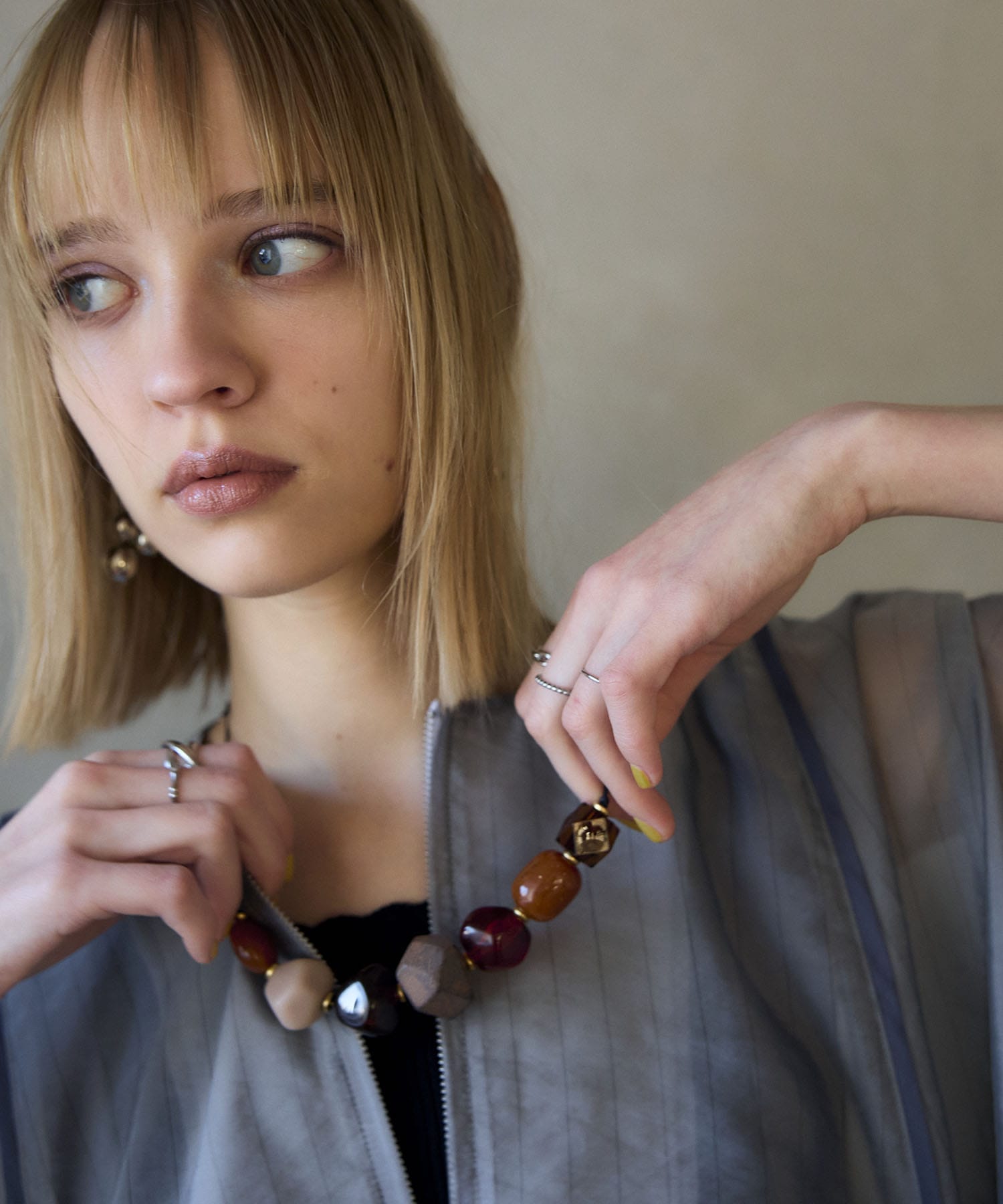 【MABEL】パーツMIXネックレス