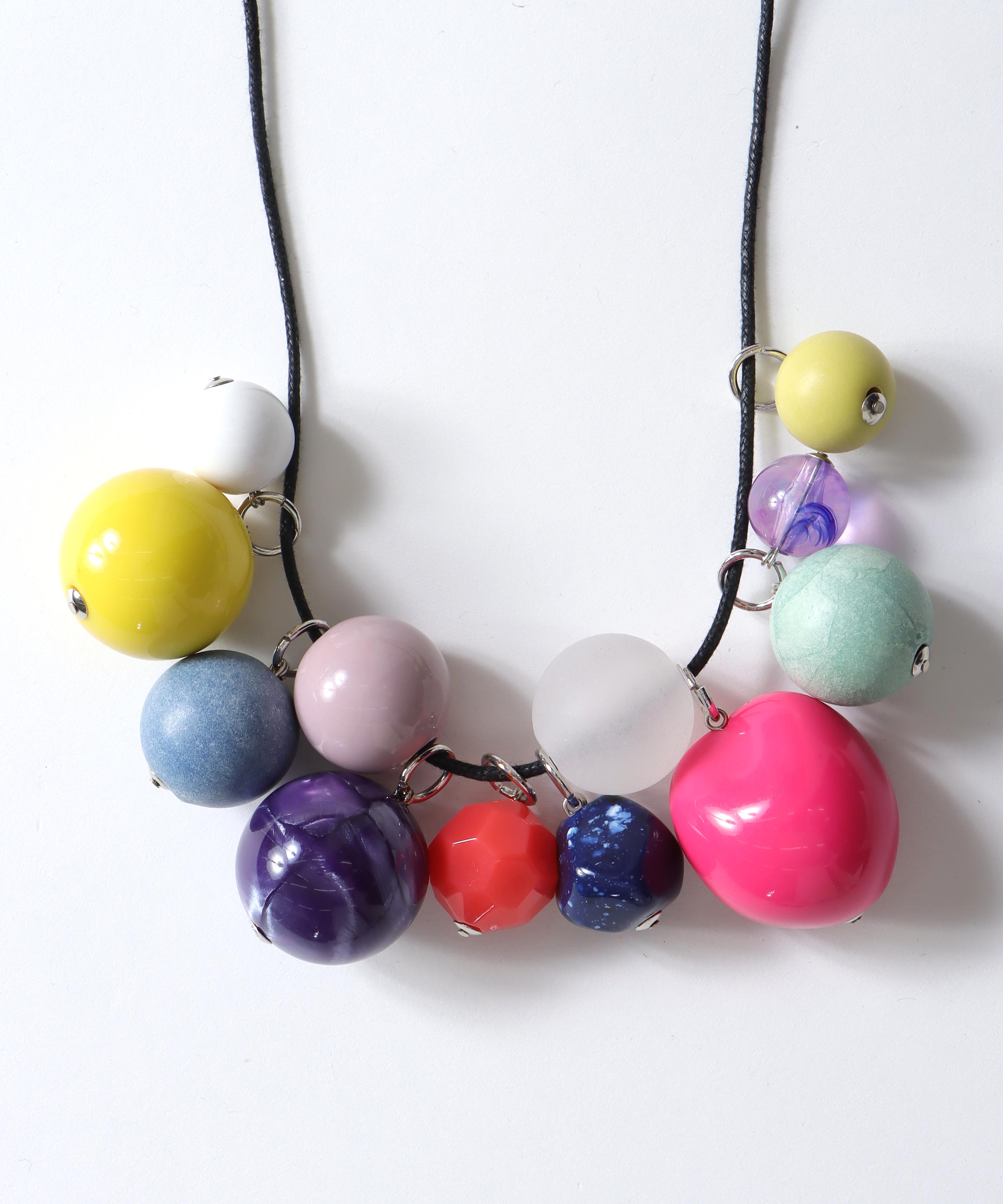 【MABEL】カラフルボリュームネックレス