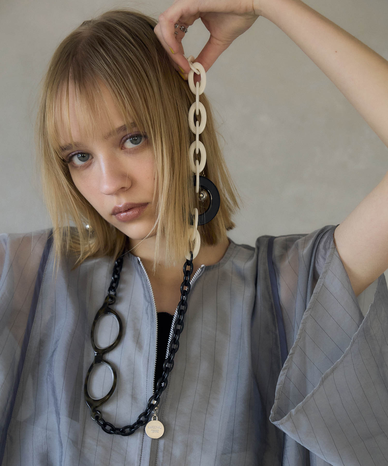 新色入荷【MABEL】ルーペ付きネックレス