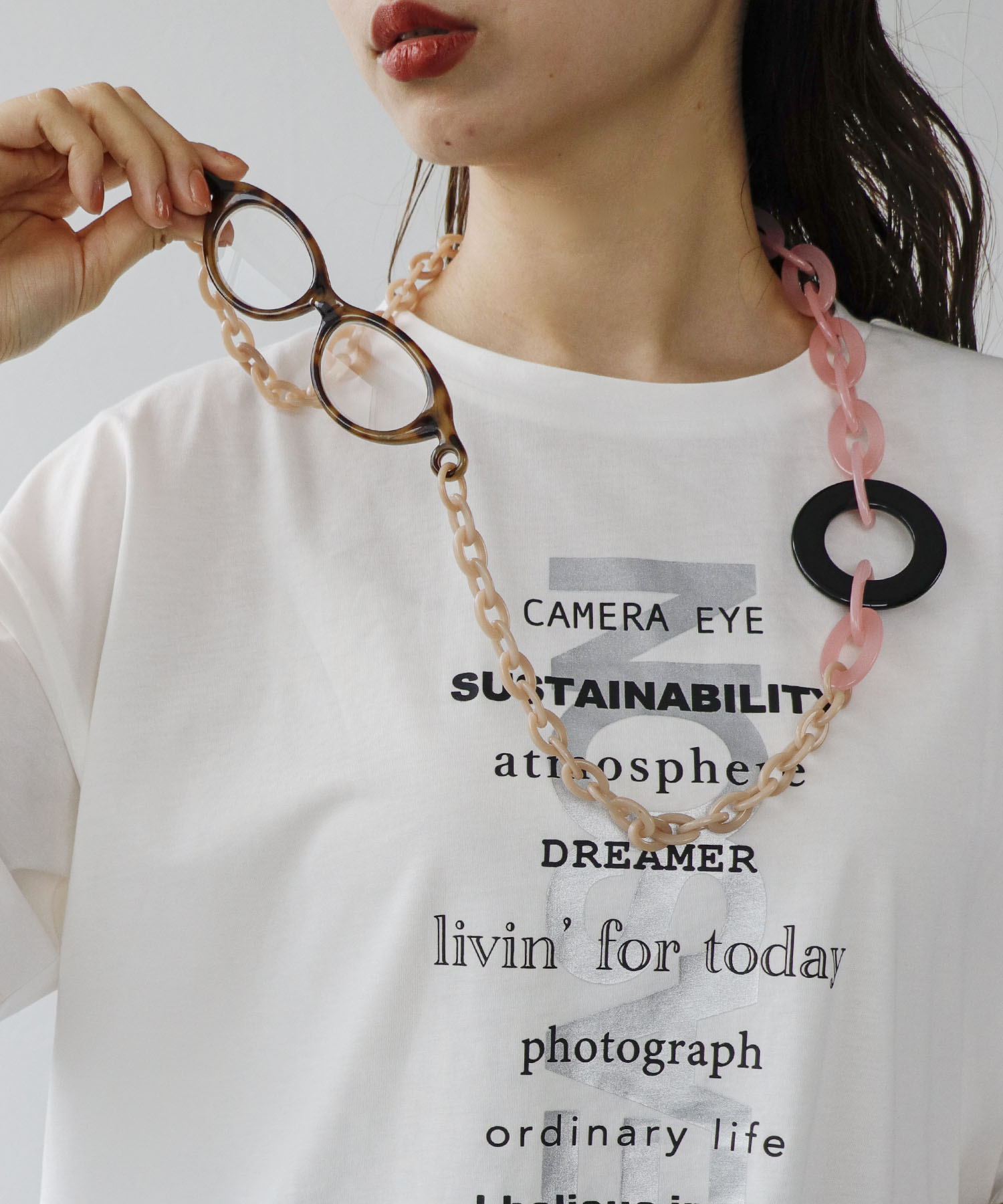 新色入荷【MABEL】ルーペ付きネックレス