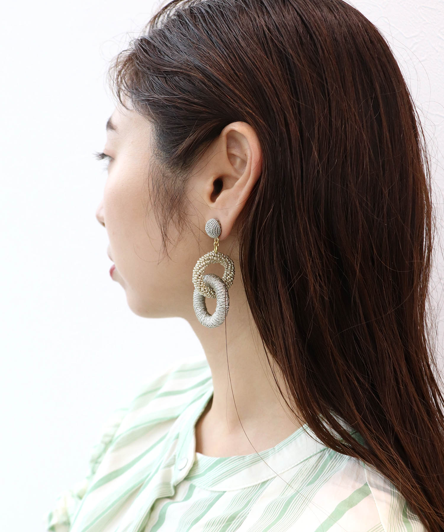 【MAYGLOBE】コードリングピアス