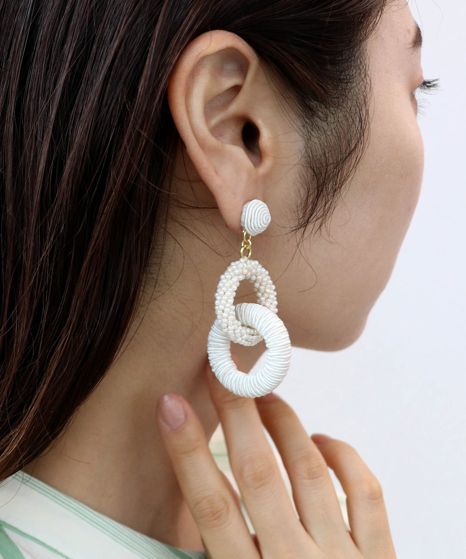 【MAYGLOBE】コードリングピアス