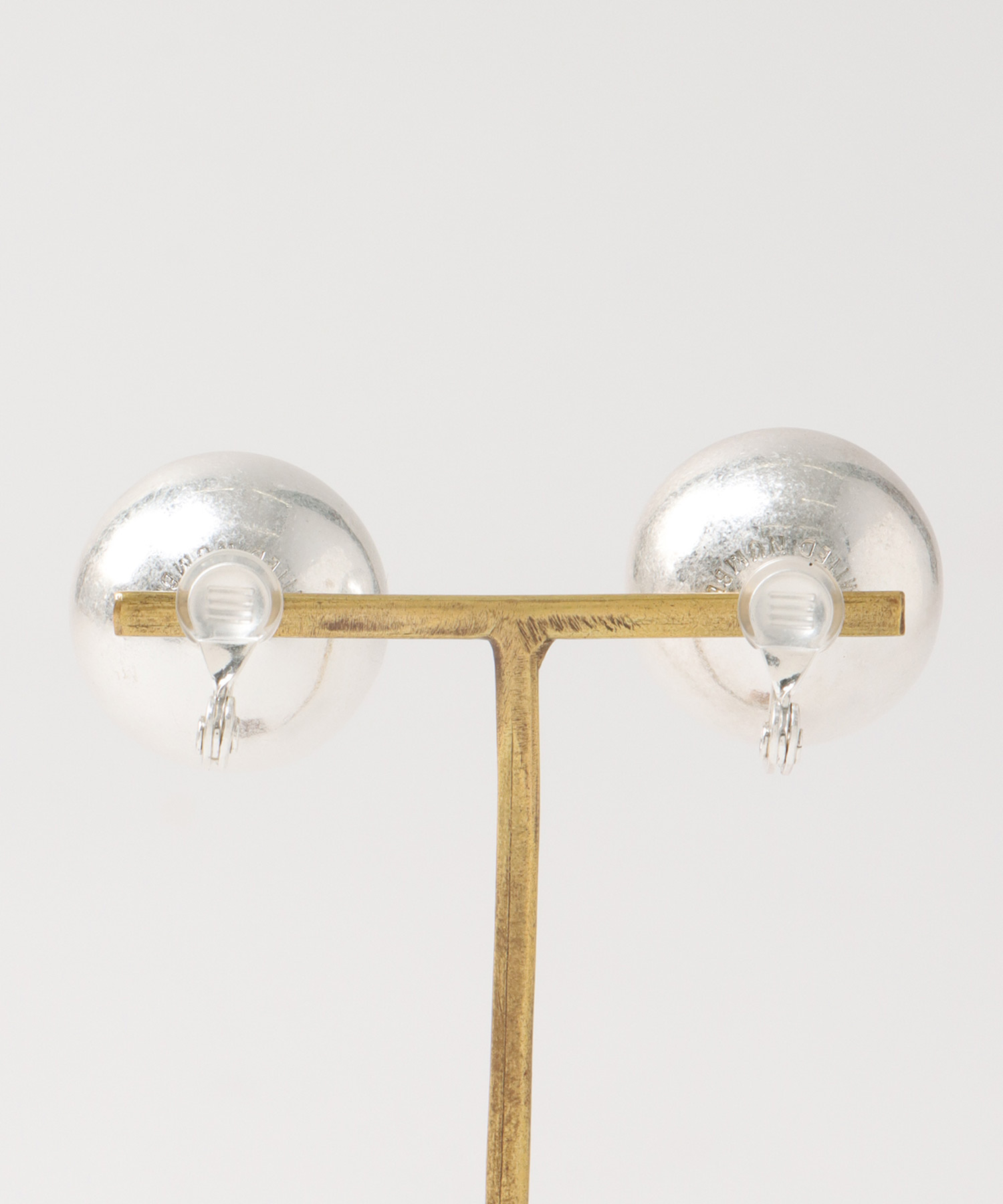 【LIMITED NUMBER】マットメタルボールイヤリング