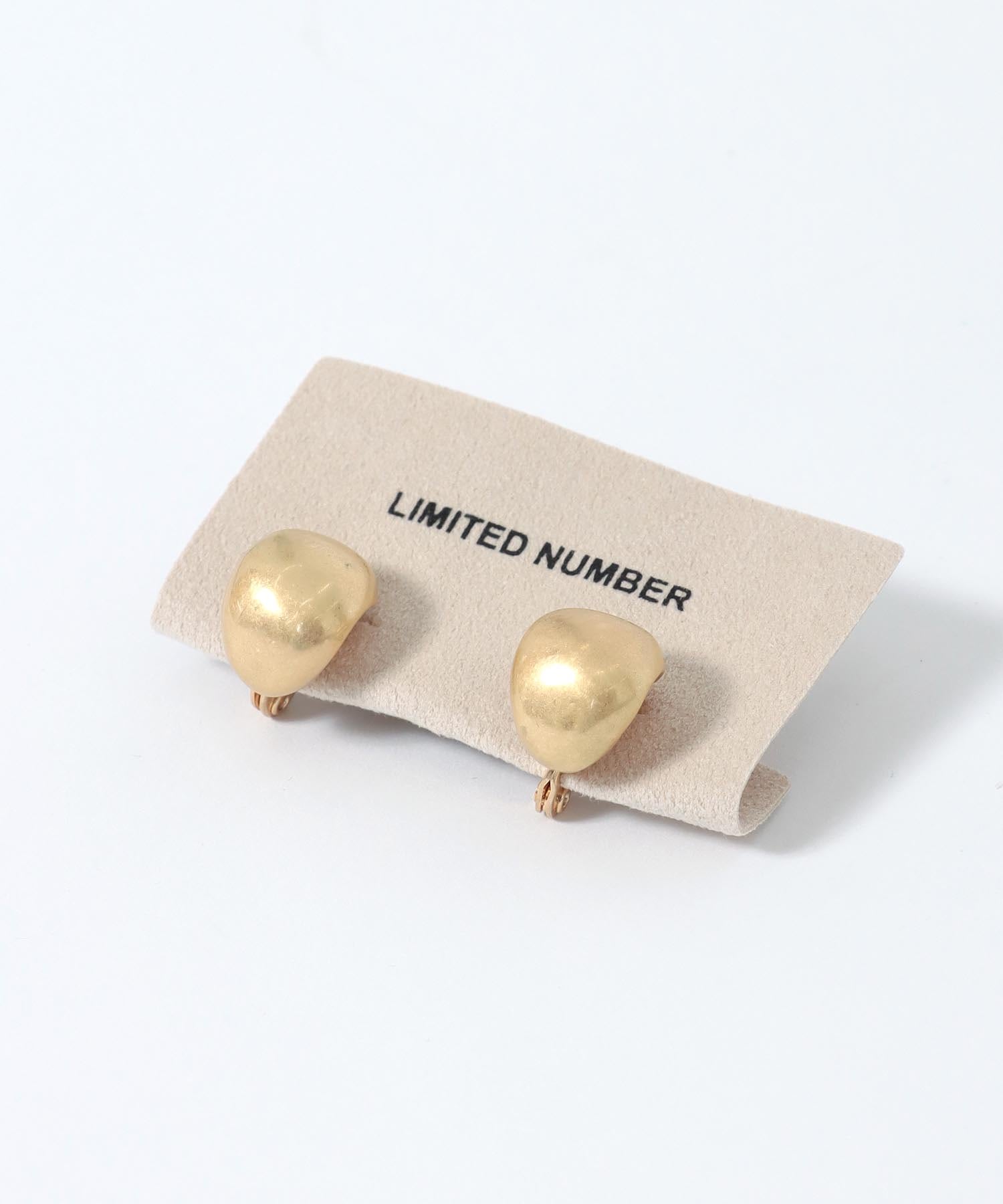 【LIMITED NUMBER】メタルボリュームイヤリング