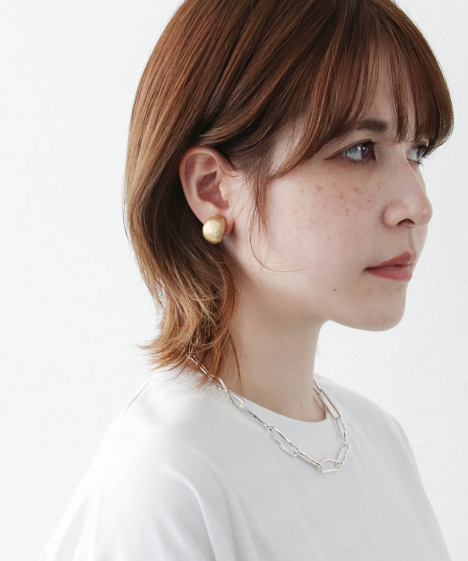 【LIMITED NUMBER】メタルボリュームイヤリング