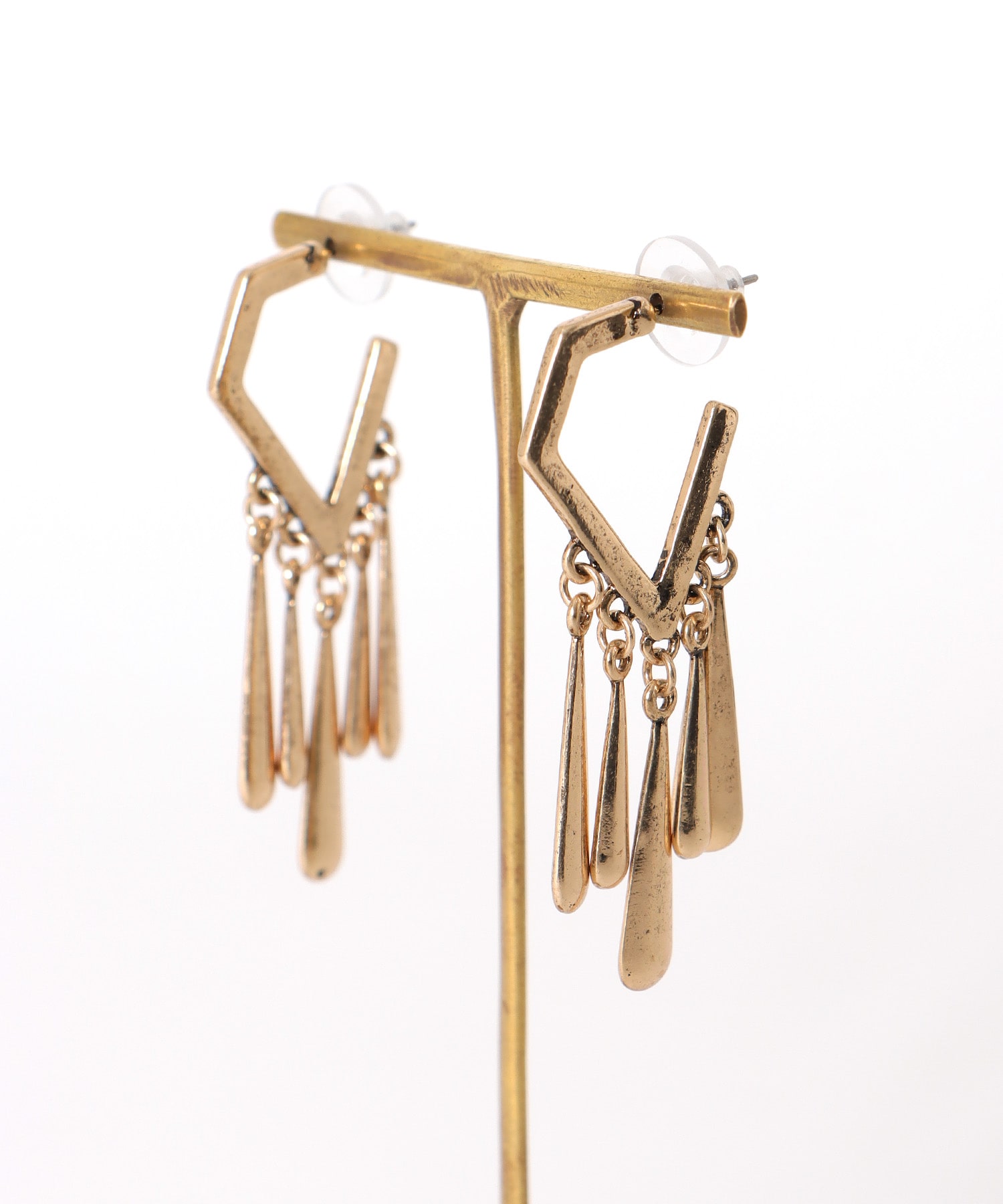 【LIMITED NUMBER】メタルフリンジ風ピアス