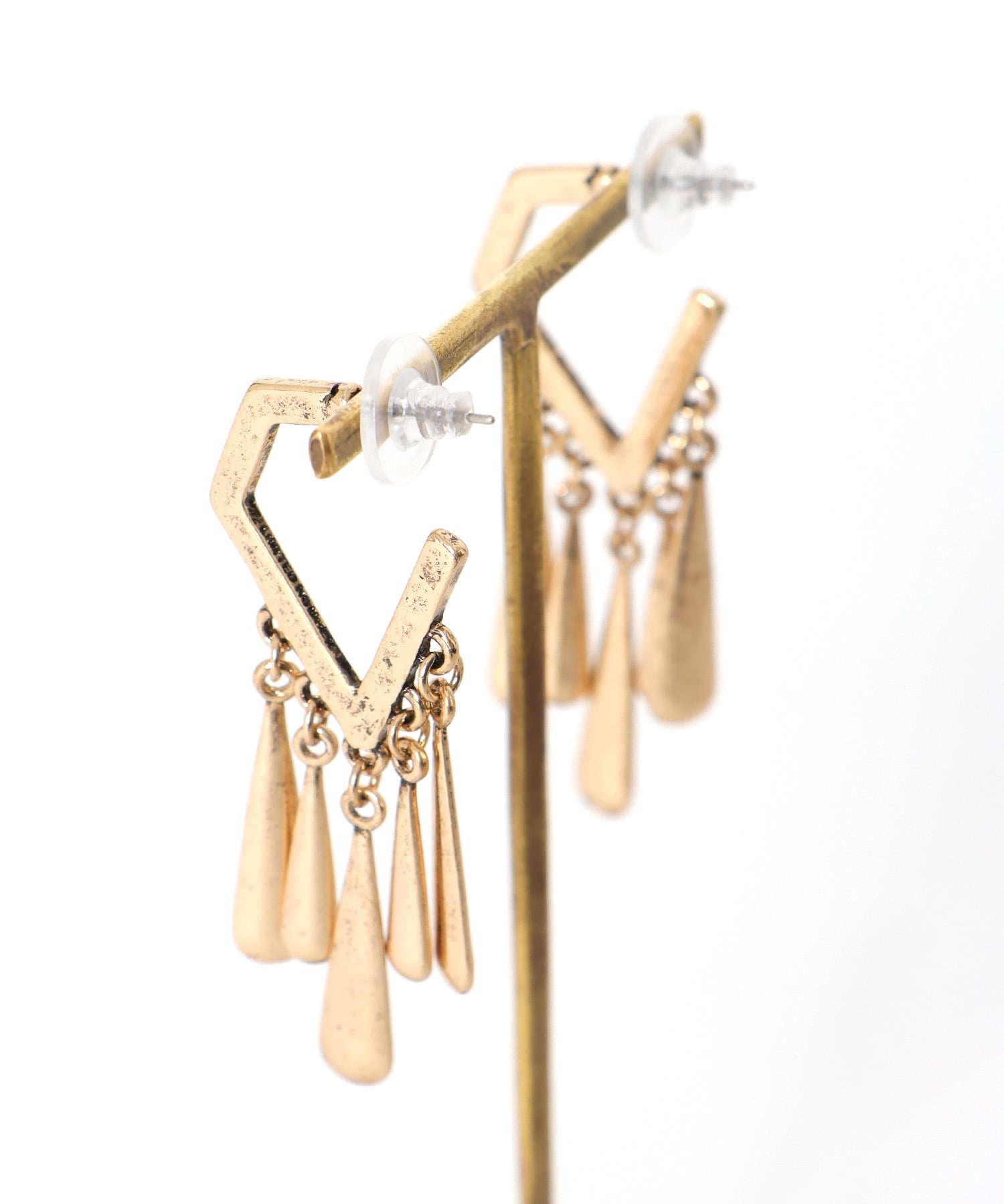 【LIMITED NUMBER】メタルフリンジ風ピアス