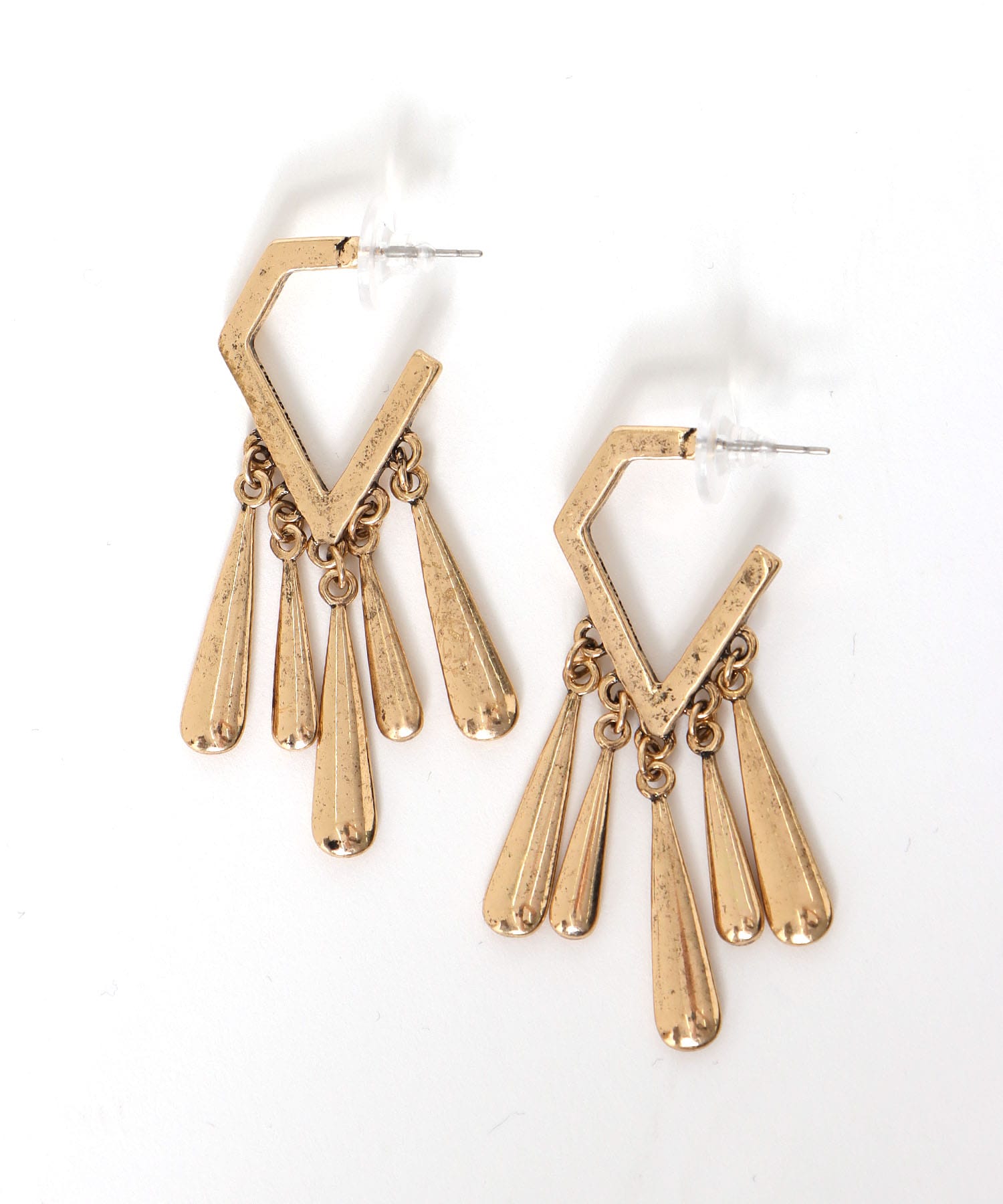 【LIMITED NUMBER】メタルフリンジ風ピアス