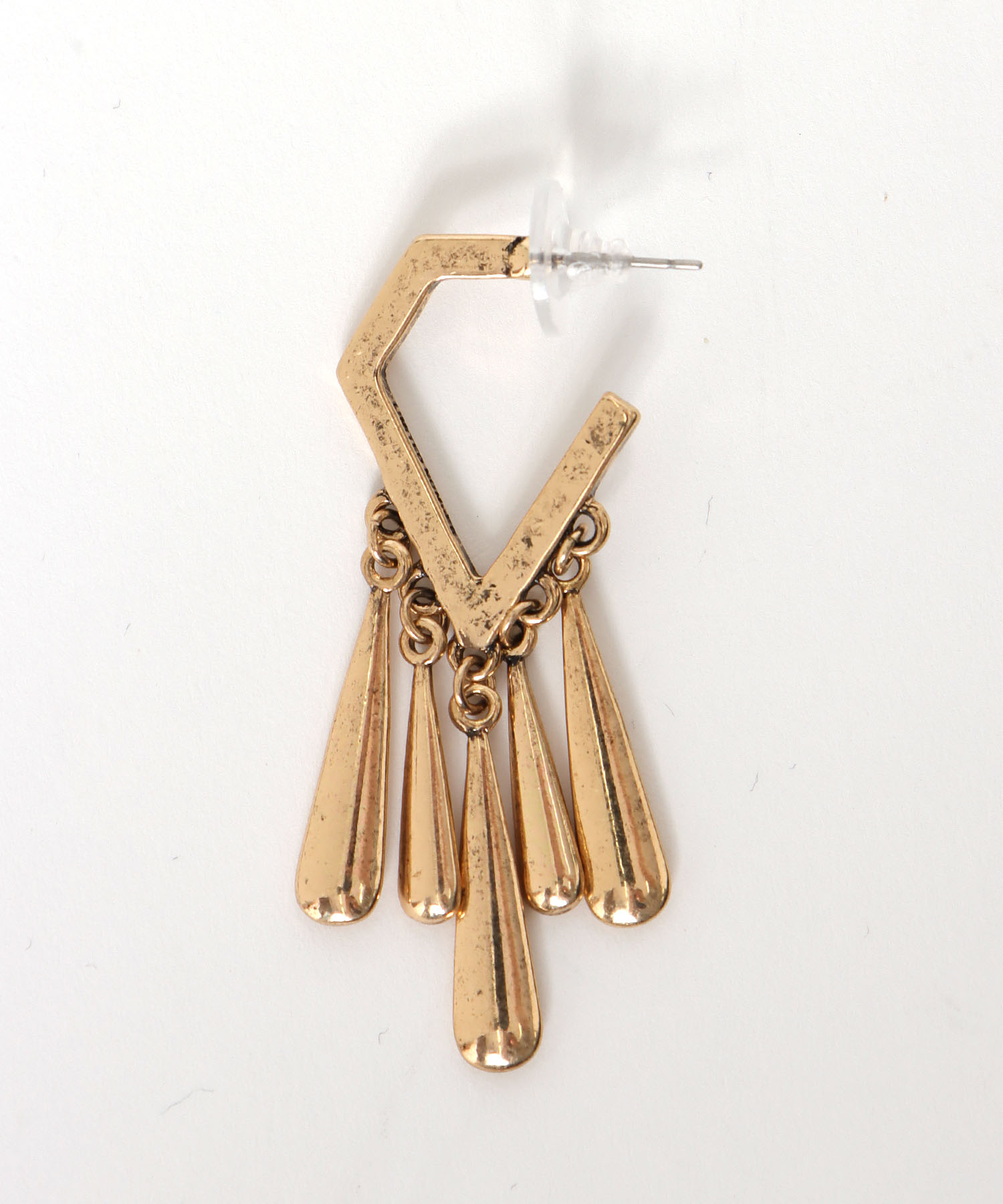 【LIMITED NUMBER】メタルフリンジ風ピアス