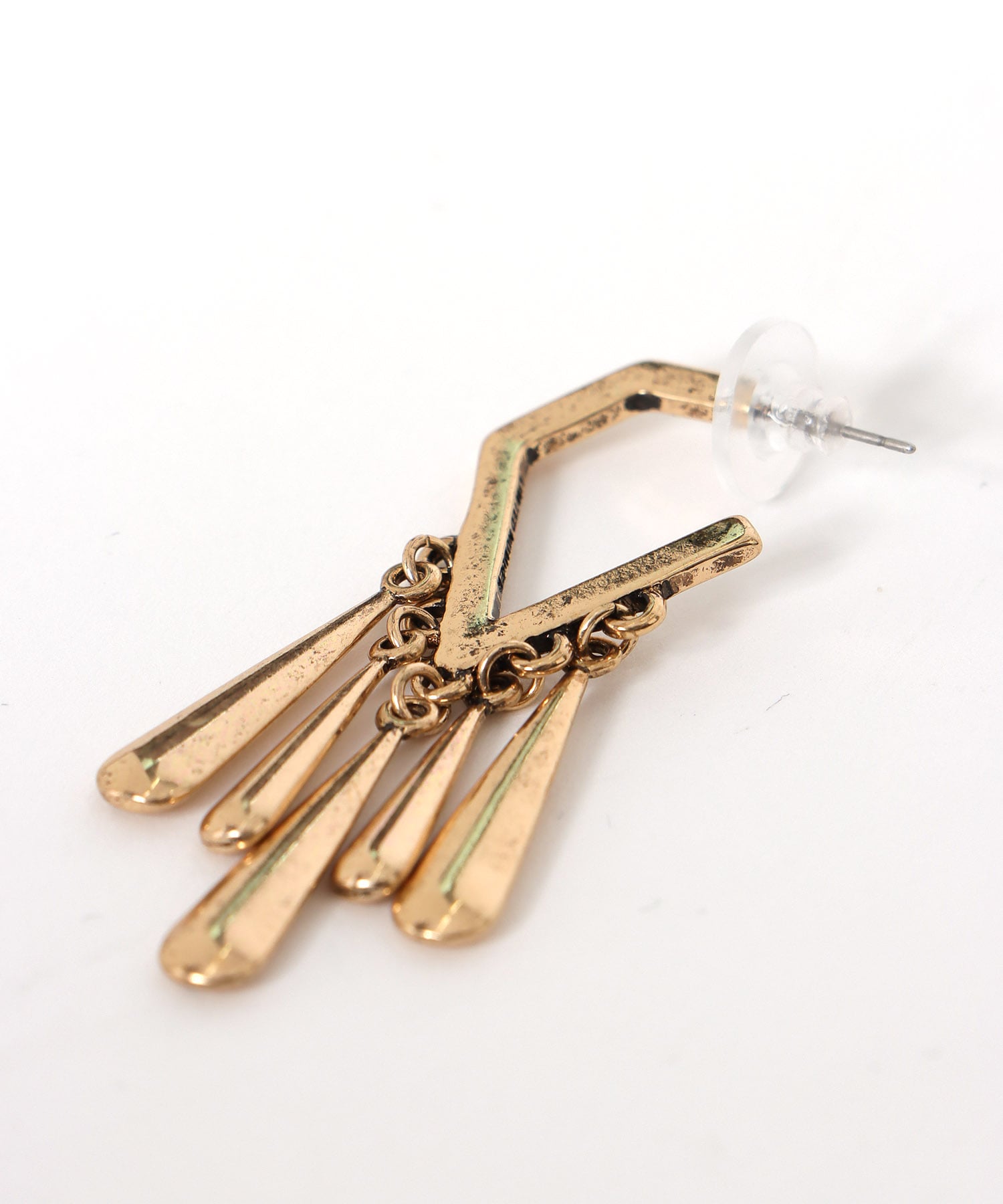 【LIMITED NUMBER】メタルフリンジ風ピアス