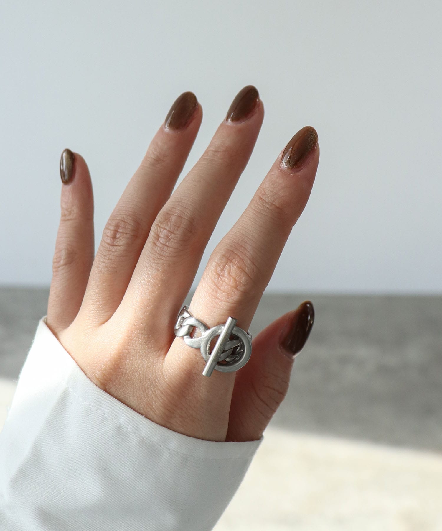 【LIMITED NUMBER】チェーンステンレスリング#13