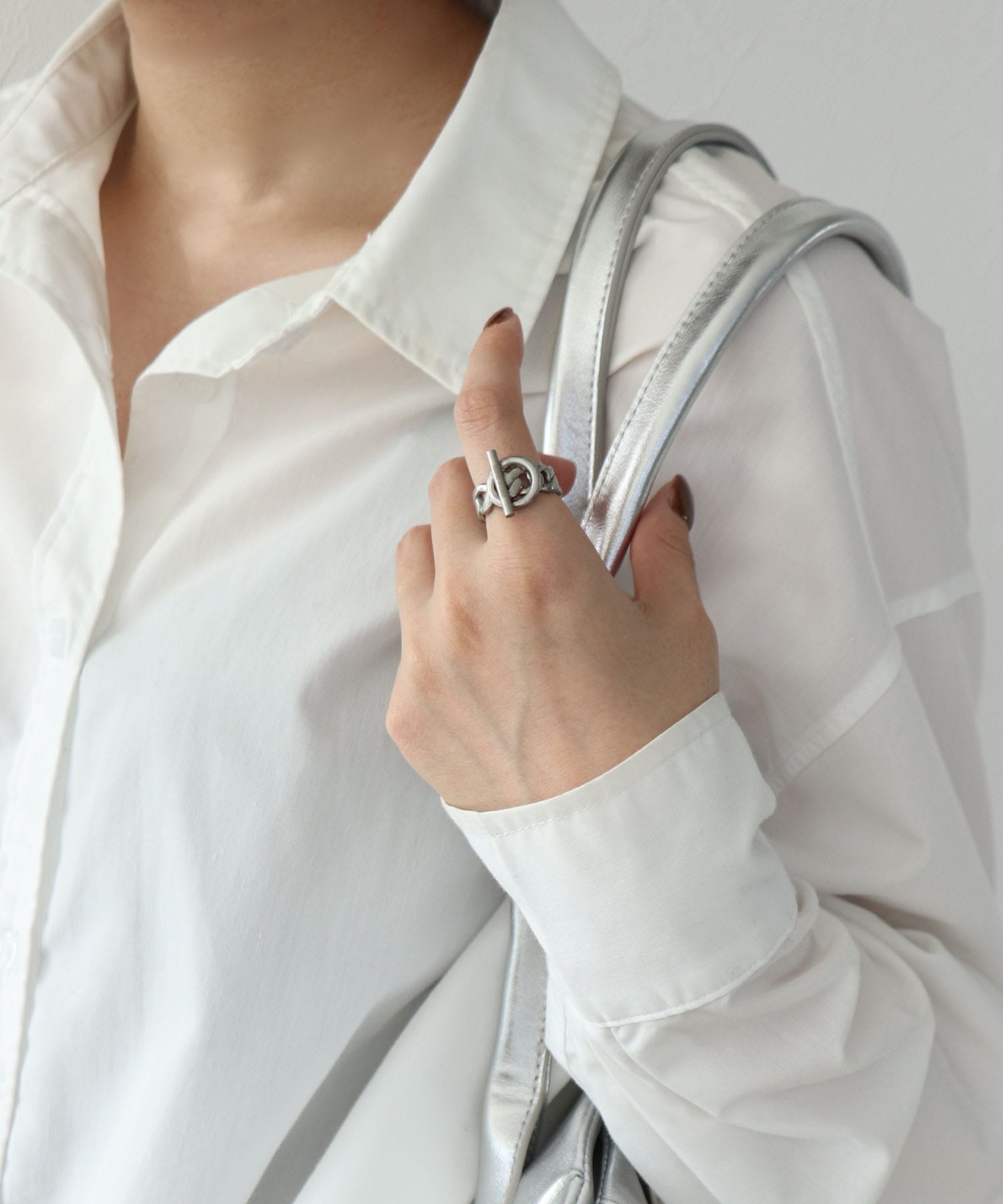 【LIMITED NUMBER】チェーンステンレスリング#13