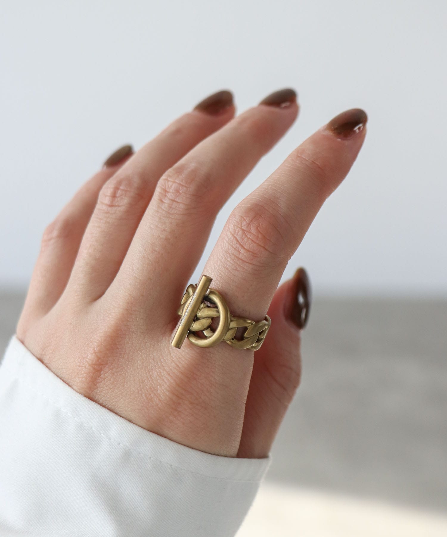 【LIMITED NUMBER】チェーンステンレスリング#13