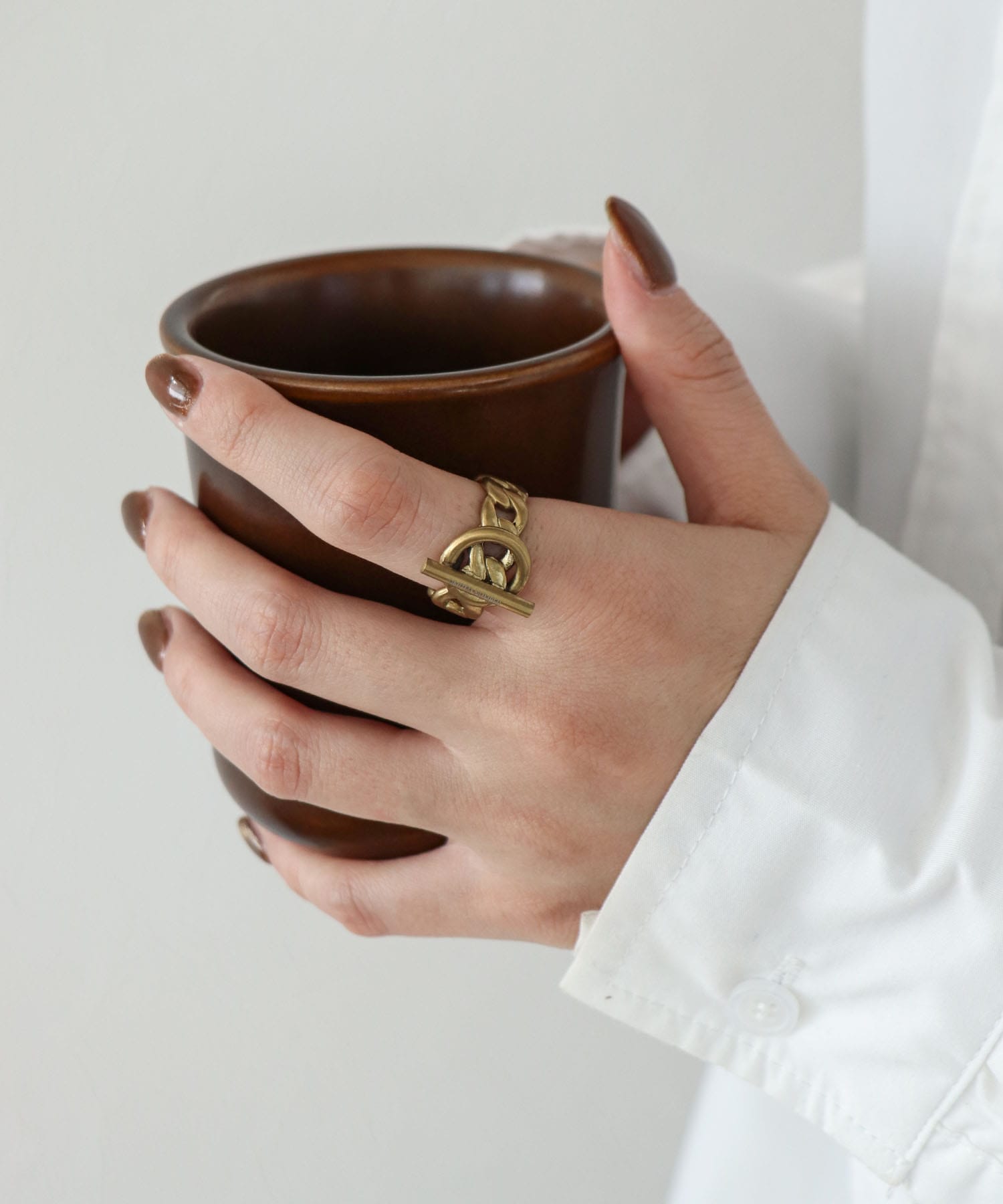 【LIMITED NUMBER】チェーンステンレスリング#13