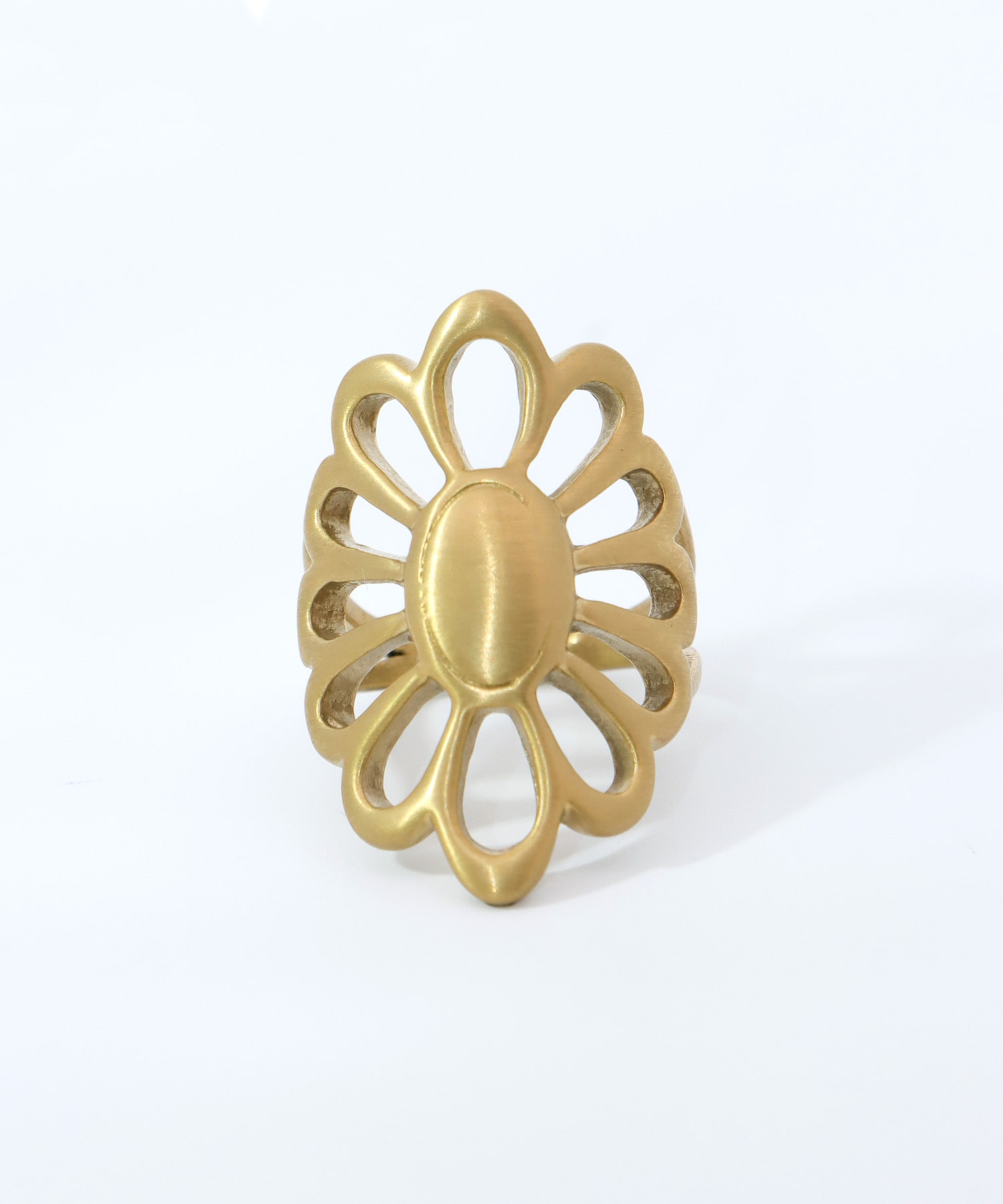 【LIMITED NUMBER】フラワーステンレスリング#13