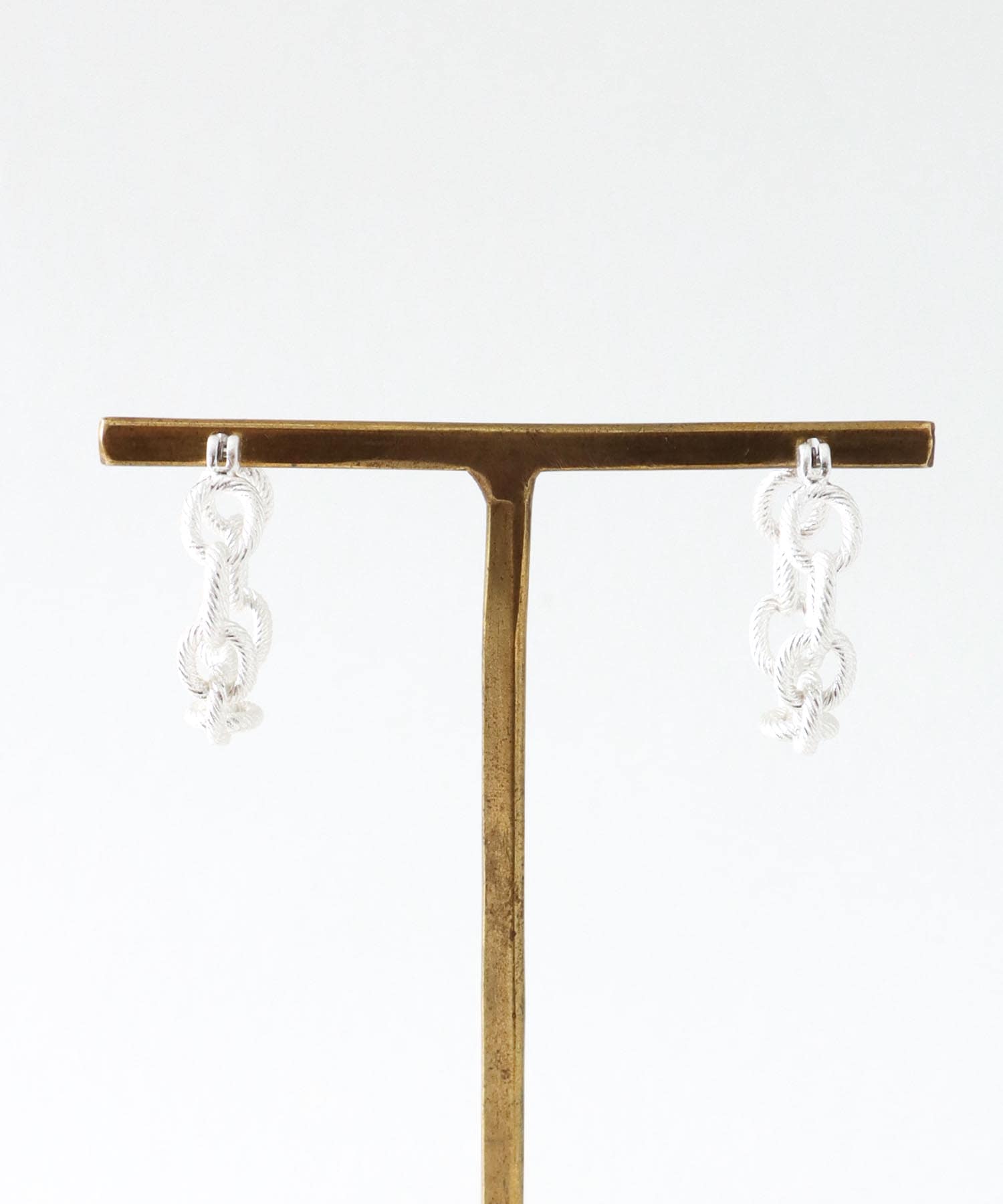 【LIMITED NUMBER】チェーンフープピアス