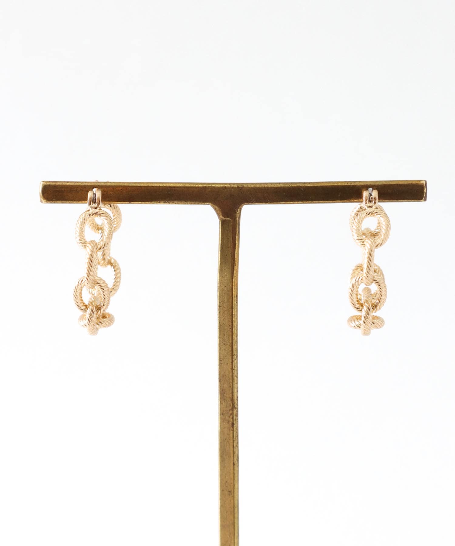 【LIMITED NUMBER】チェーンフープピアス