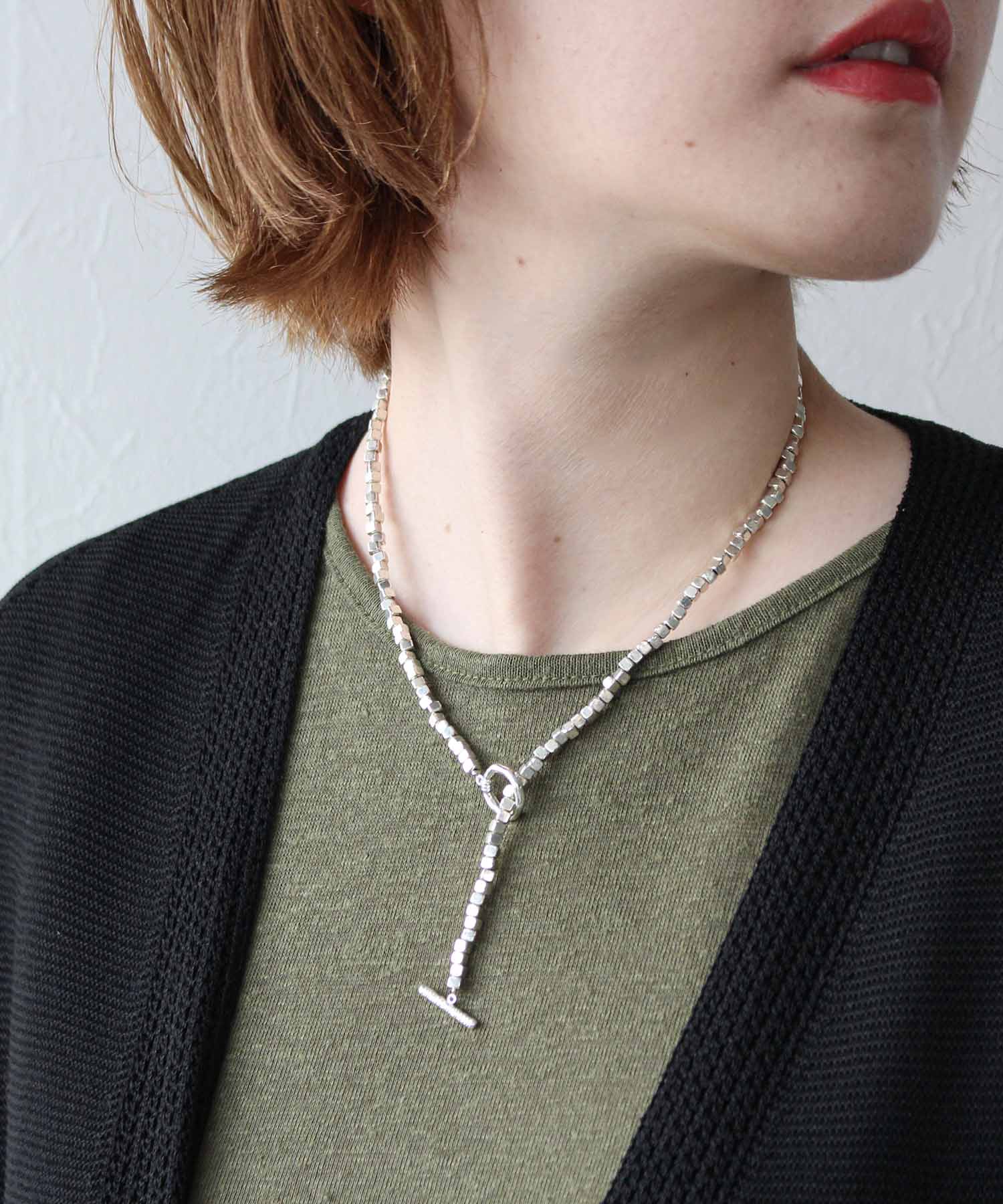 【LIMITED NUMBER】ビーズチェーンネックレス