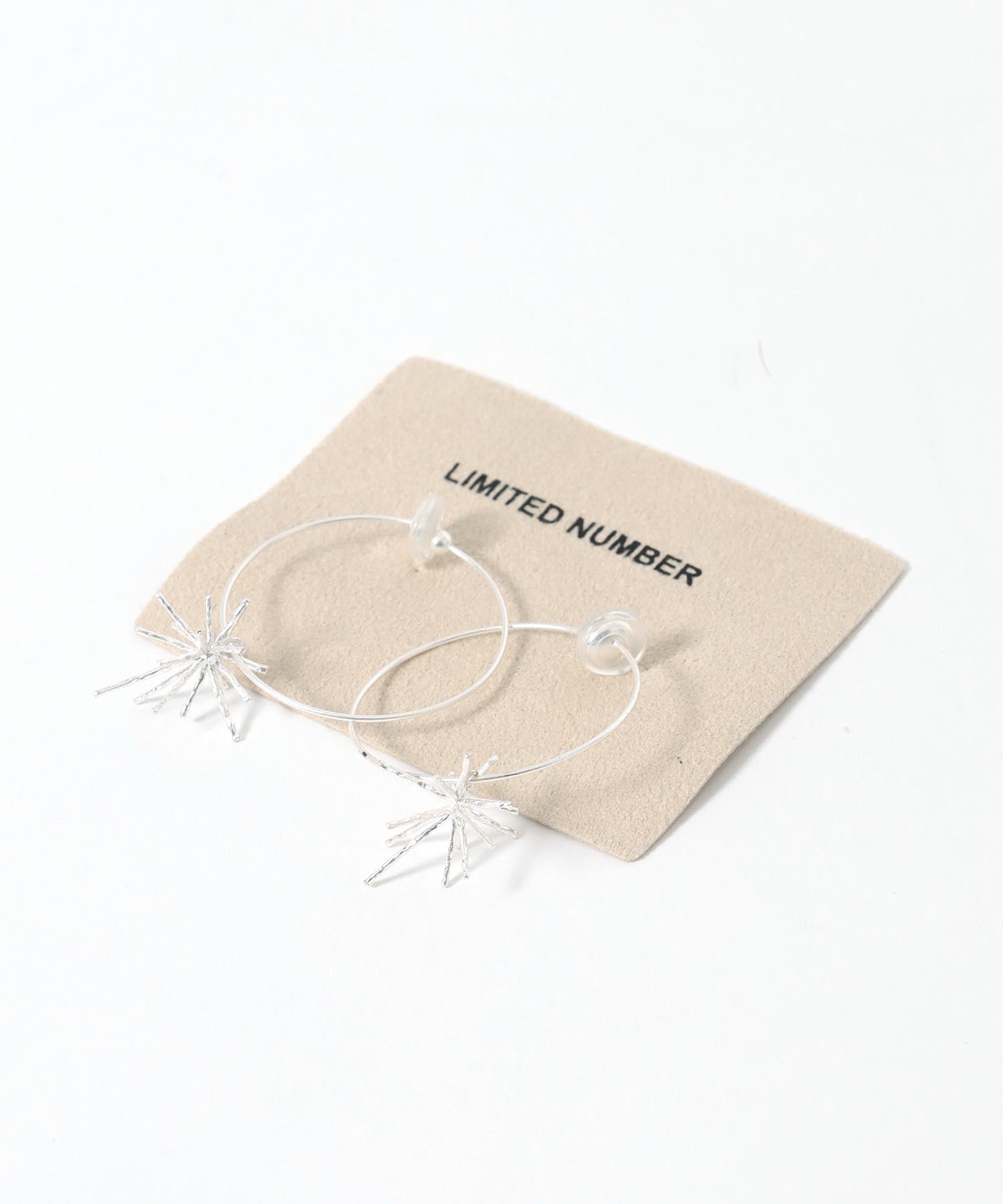 【LIMITED NUMBER】スターフープイヤリング