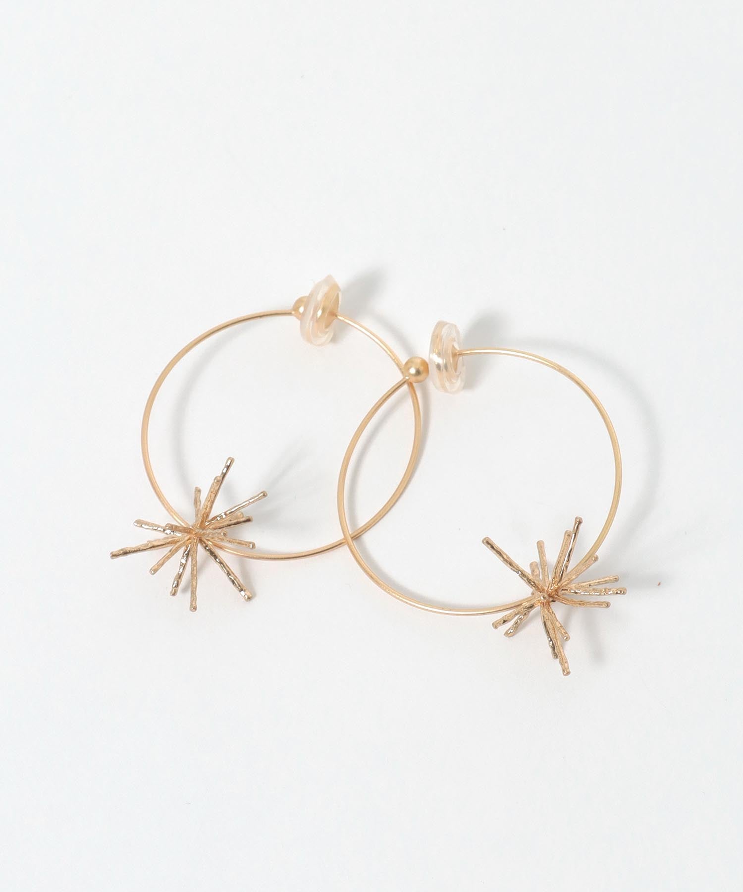 【LIMITED NUMBER】スターフープイヤリング