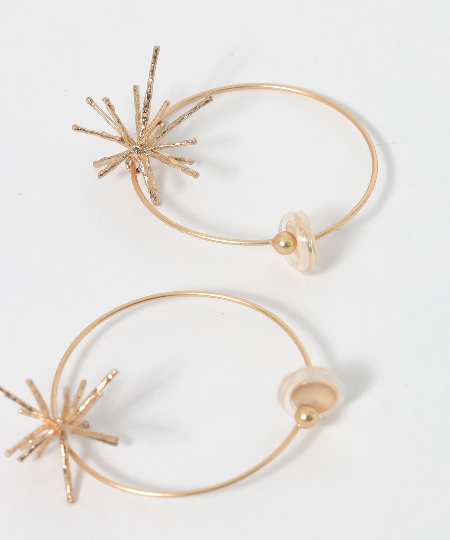 【LIMITED NUMBER】スターフープイヤリング