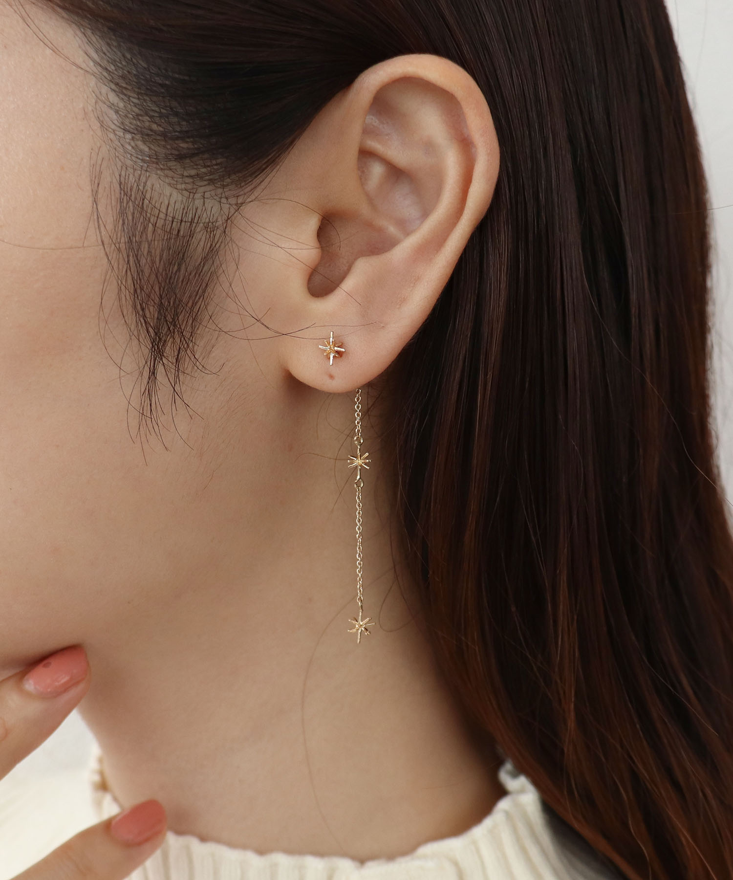 【LIMITED NUMBER】ブライトスター2WAYピアス