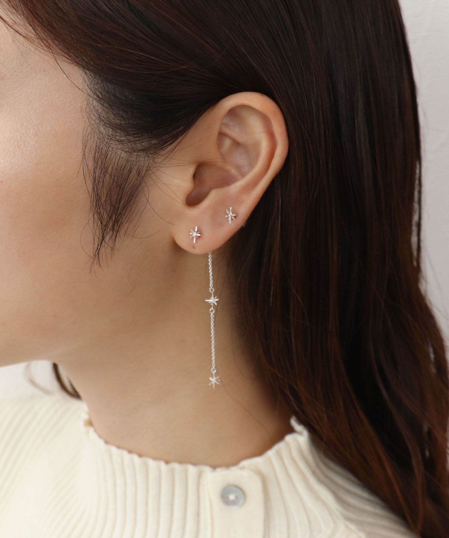 【LIMITED NUMBER】ブライトスター2WAYピアス