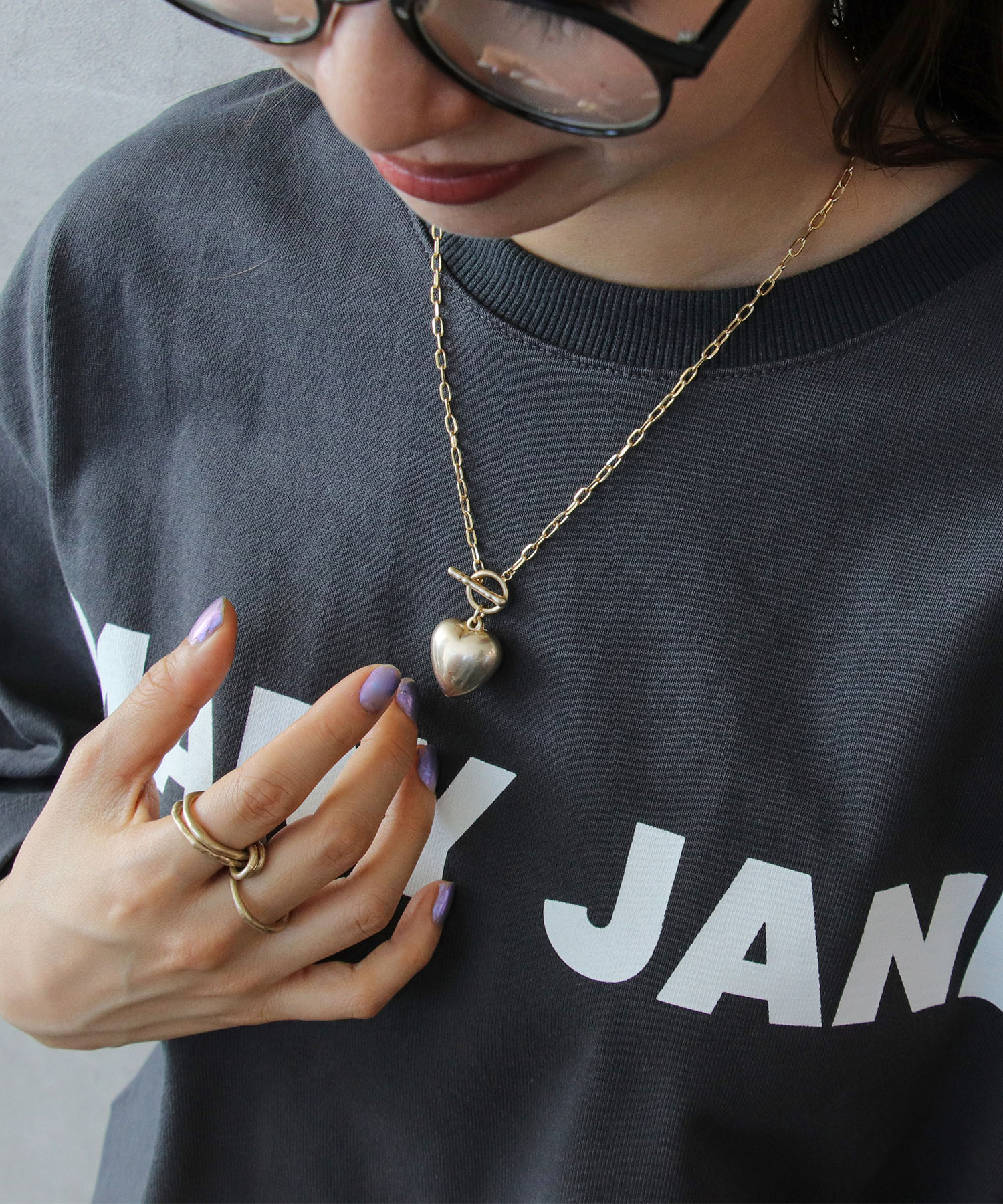 【LIMITED NUMBER】ハートマンテルネックレス