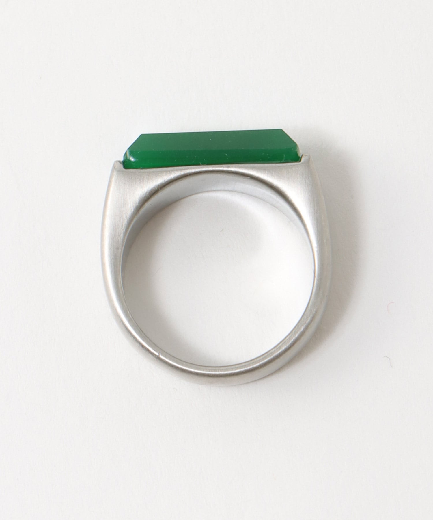 【LIMITED NUMBER】316Lステンレス天然石リング#13