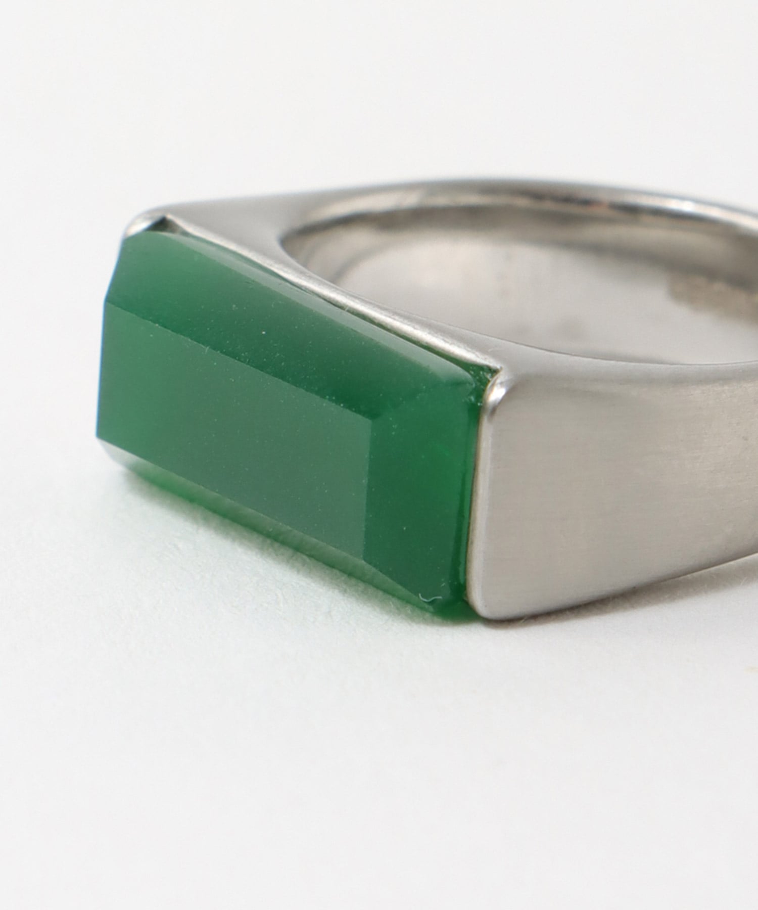 【LIMITED NUMBER】316Lステンレス天然石リング#13