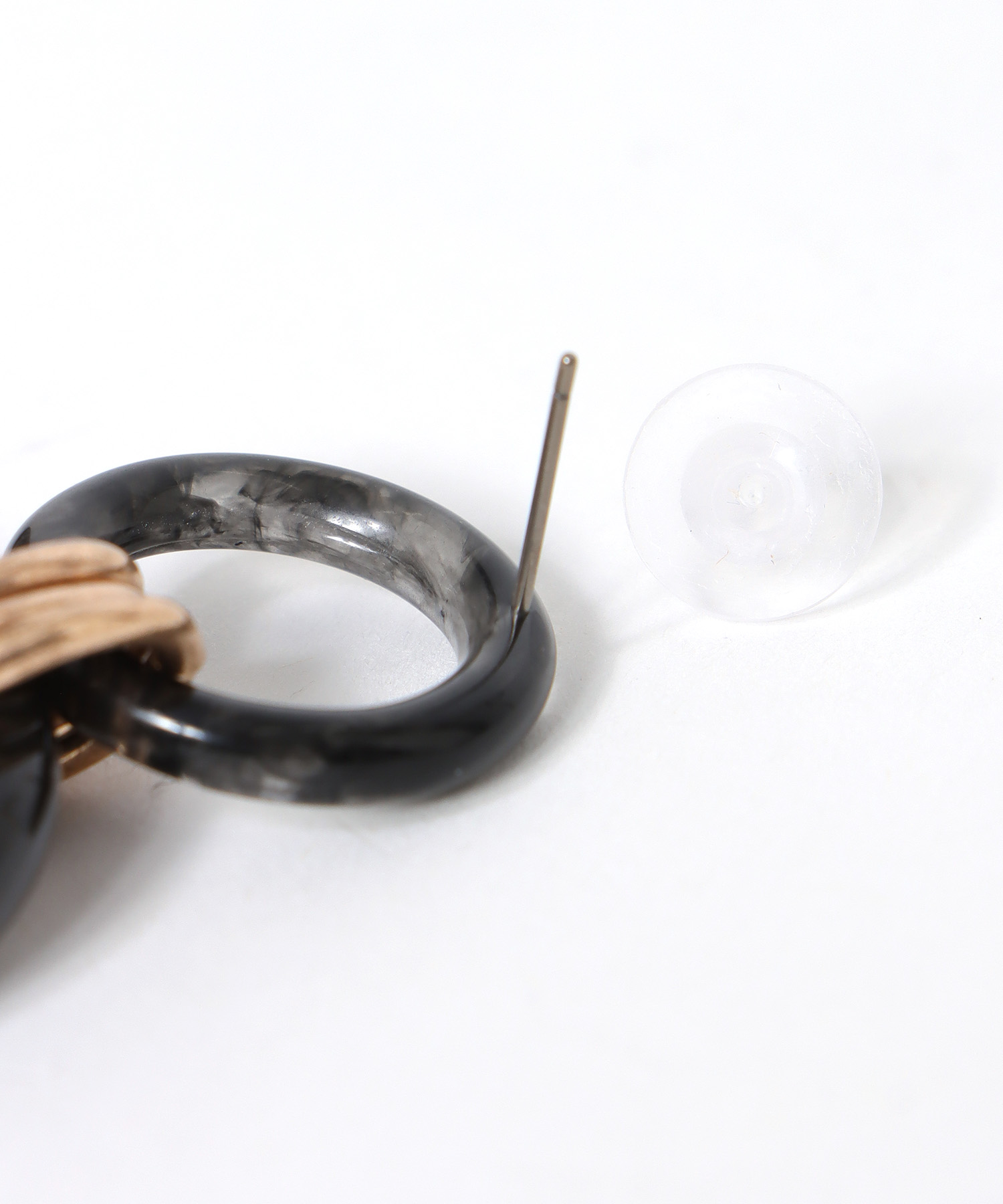 【LIMITED NUMBER】ダブルクリアアクリルピアス