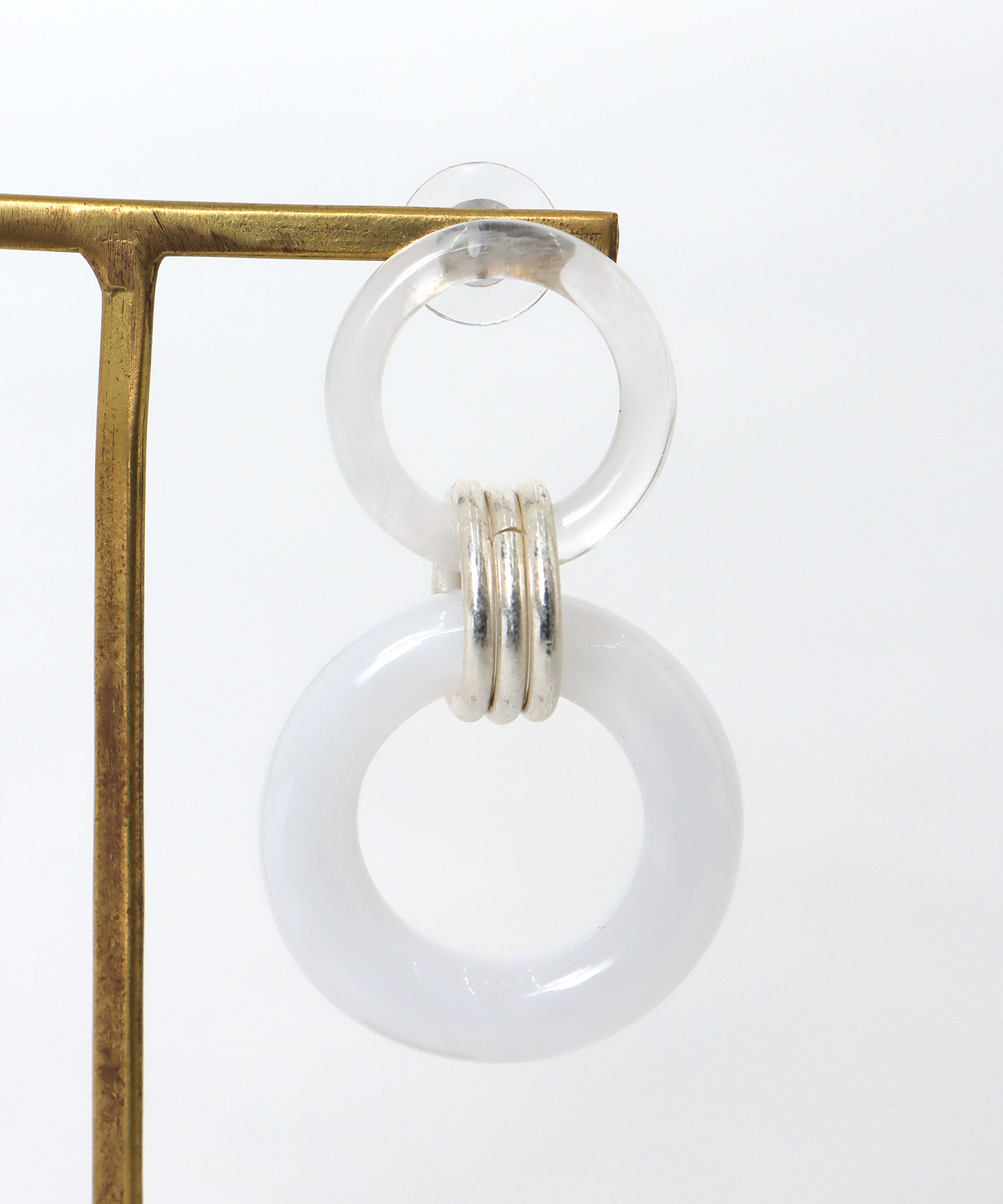 【LIMITED NUMBER】ダブルクリアアクリルピアス