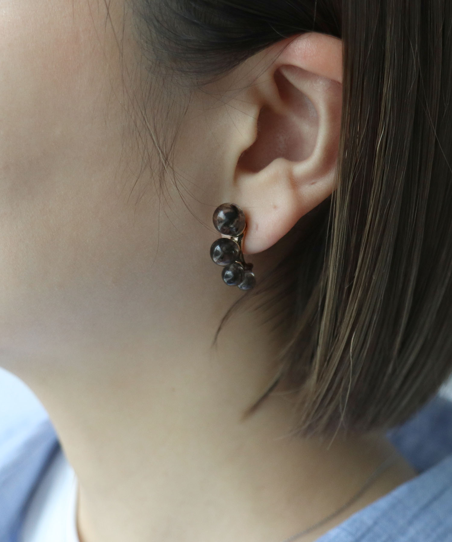 【LIMITED NUMBER】粒々クリアピアス