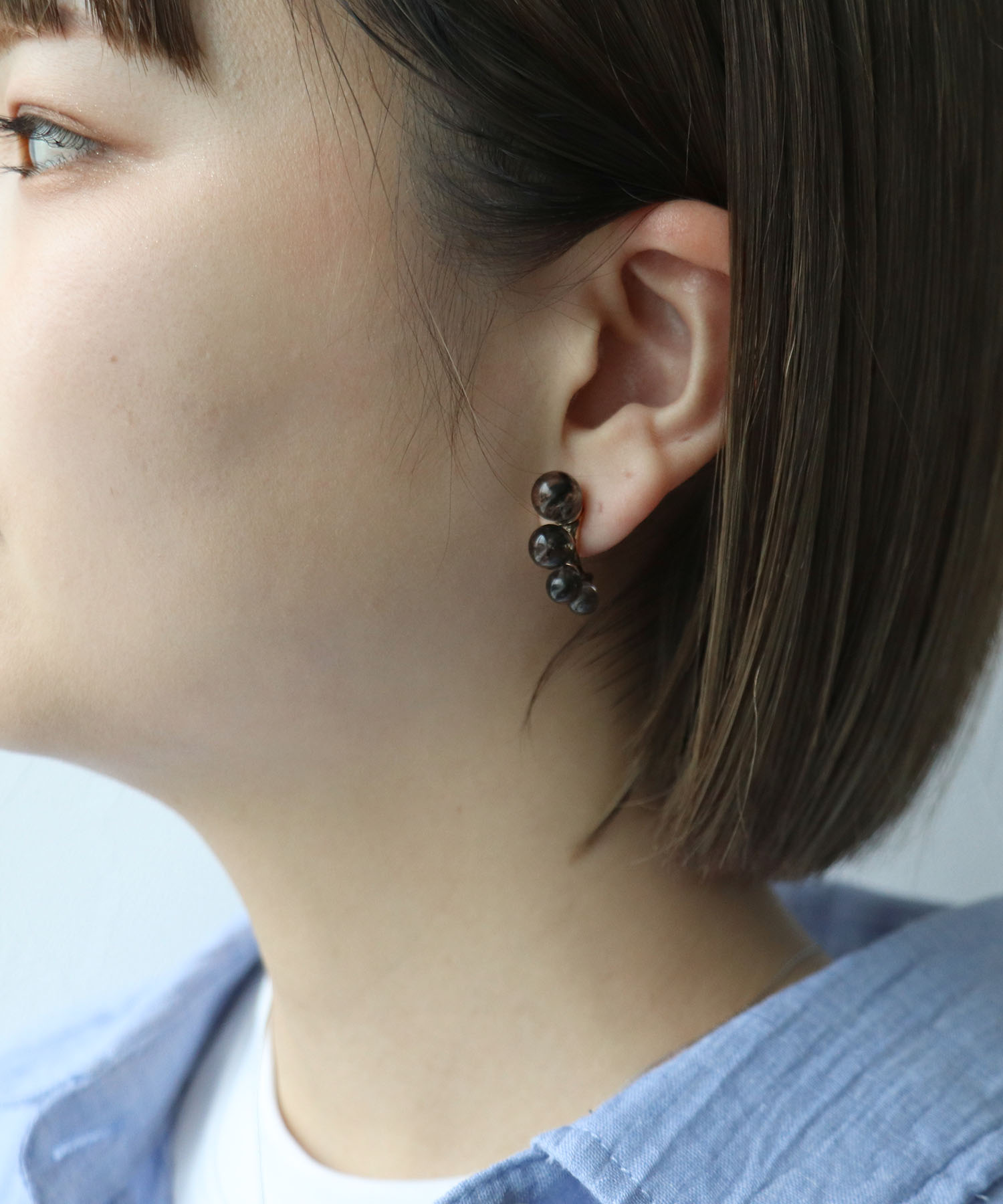 【LIMITED NUMBER】粒々クリアピアス