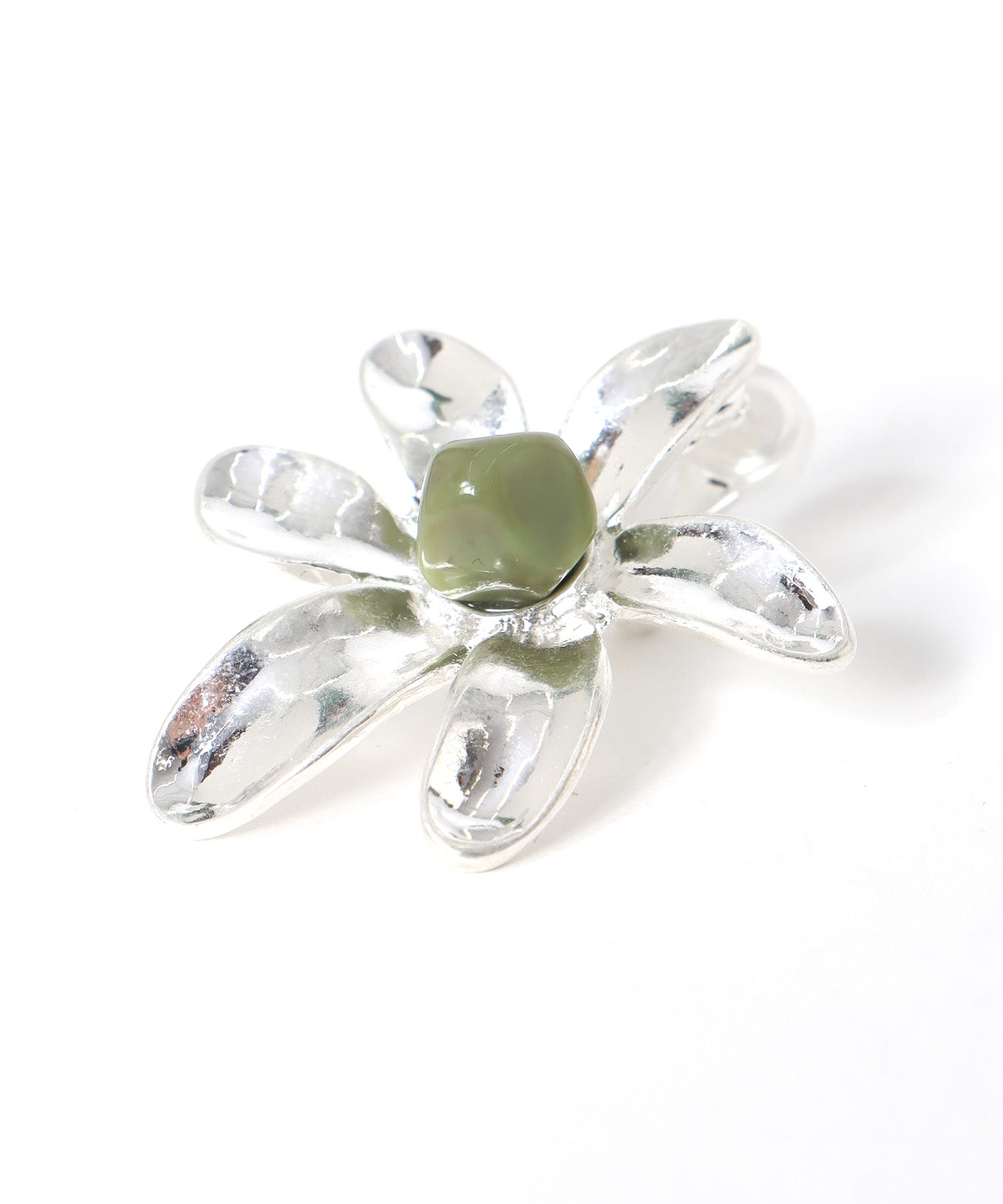 【LIMITED NUMBER】アンティークメタルフラワーイヤリング