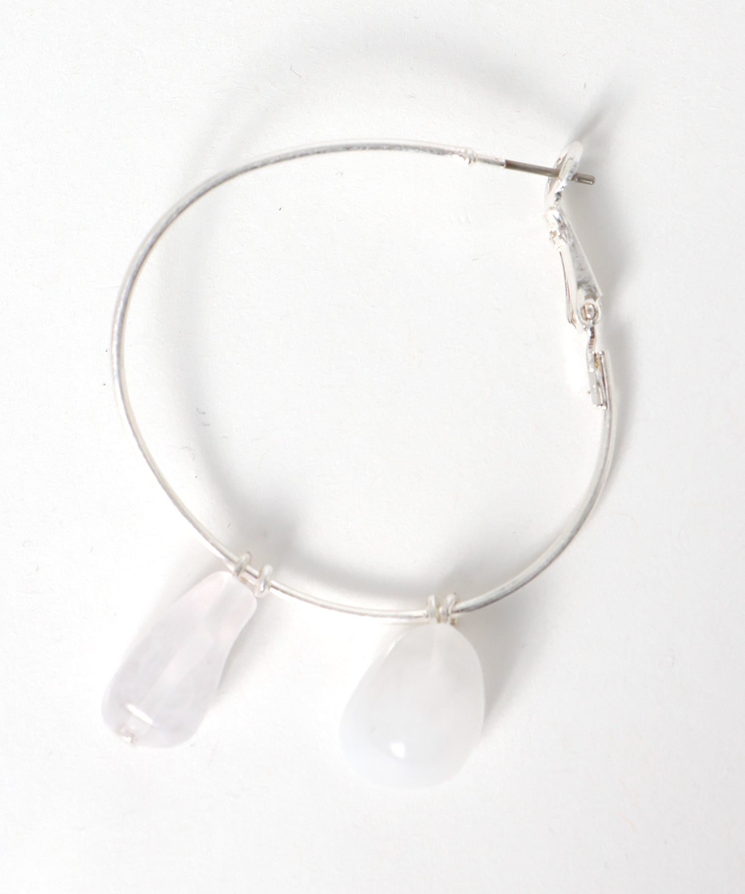 【LIMITED NUMBER】クリアストーンフープピアス