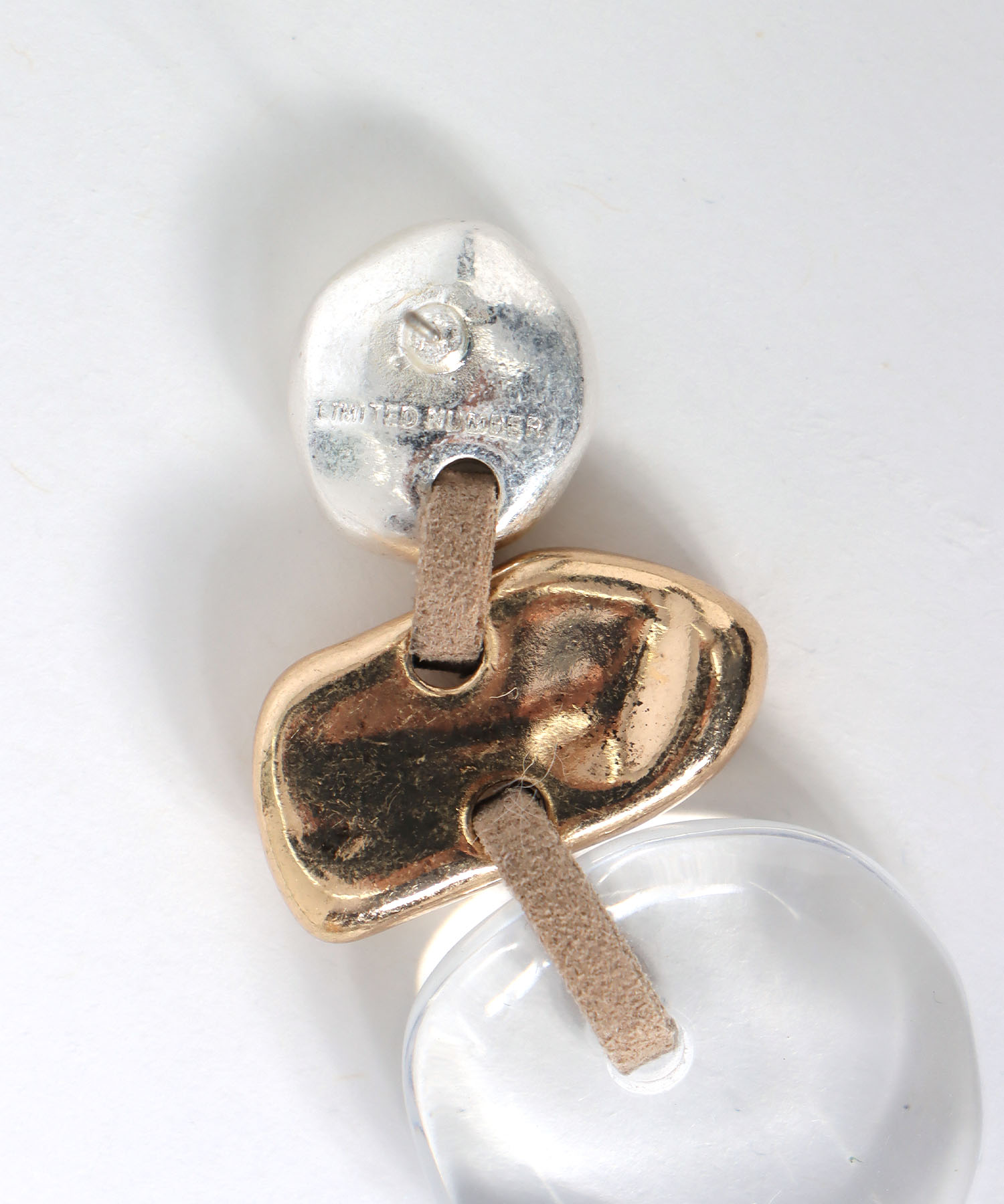 【LIMITED NUMBER】メタル×クリアMIXピアス