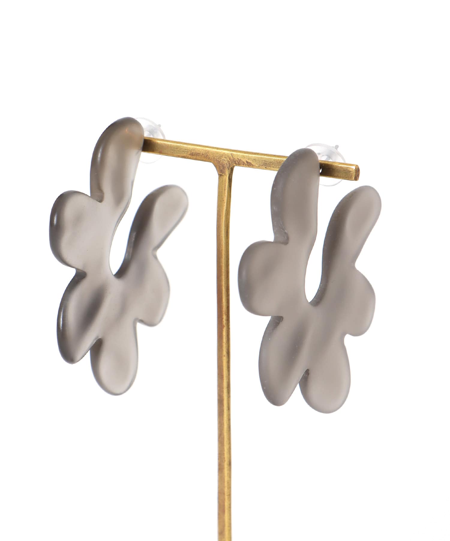 【LIMITED NUMBER】マットフラワーピアス