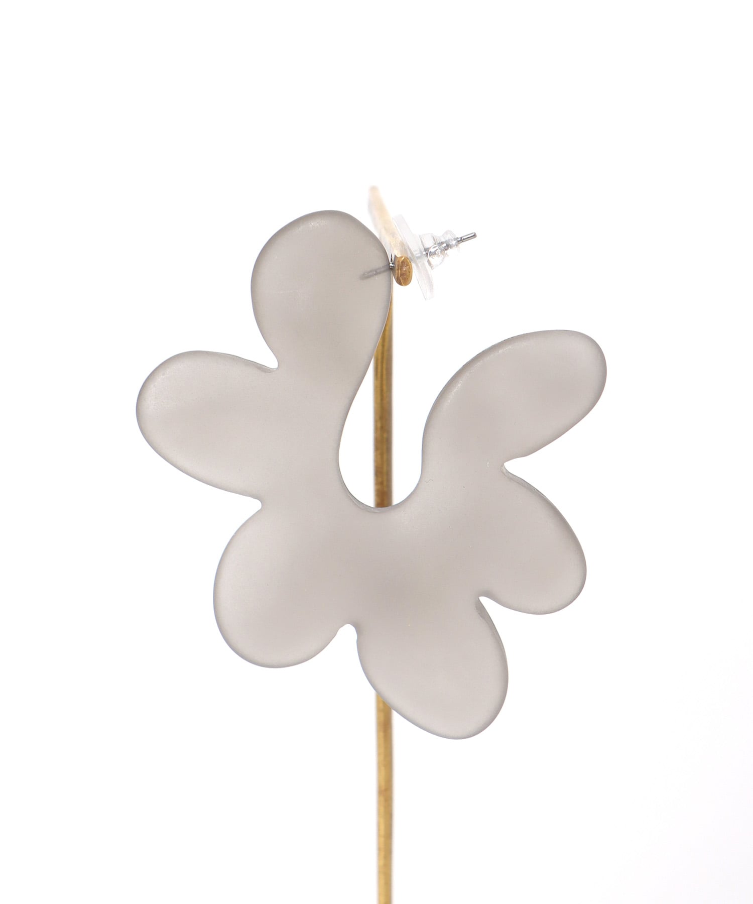 【LIMITED NUMBER】マットフラワーピアス