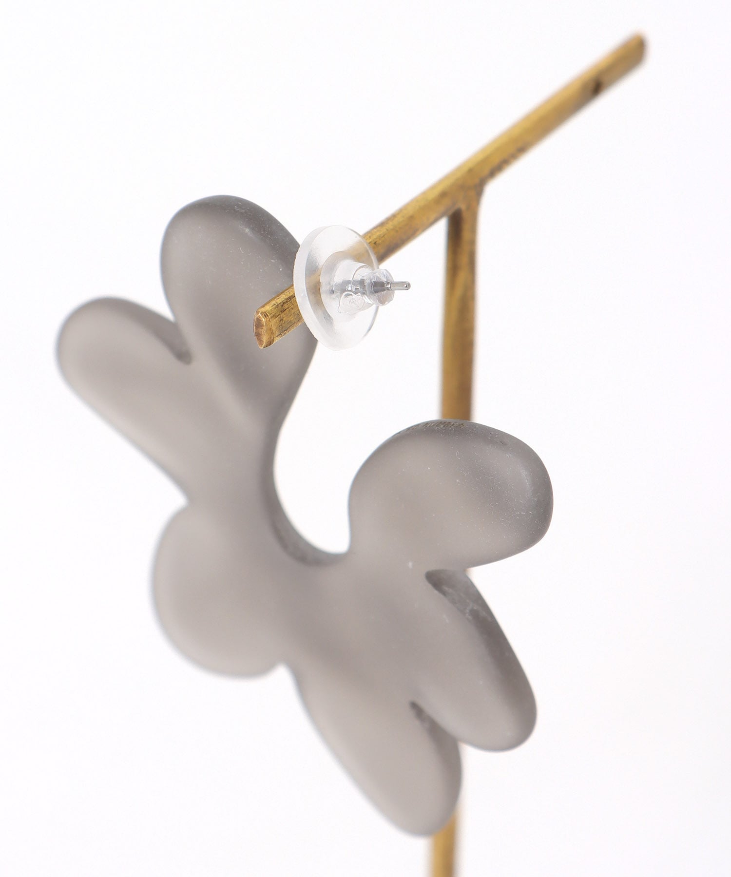 【LIMITED NUMBER】マットフラワーピアス