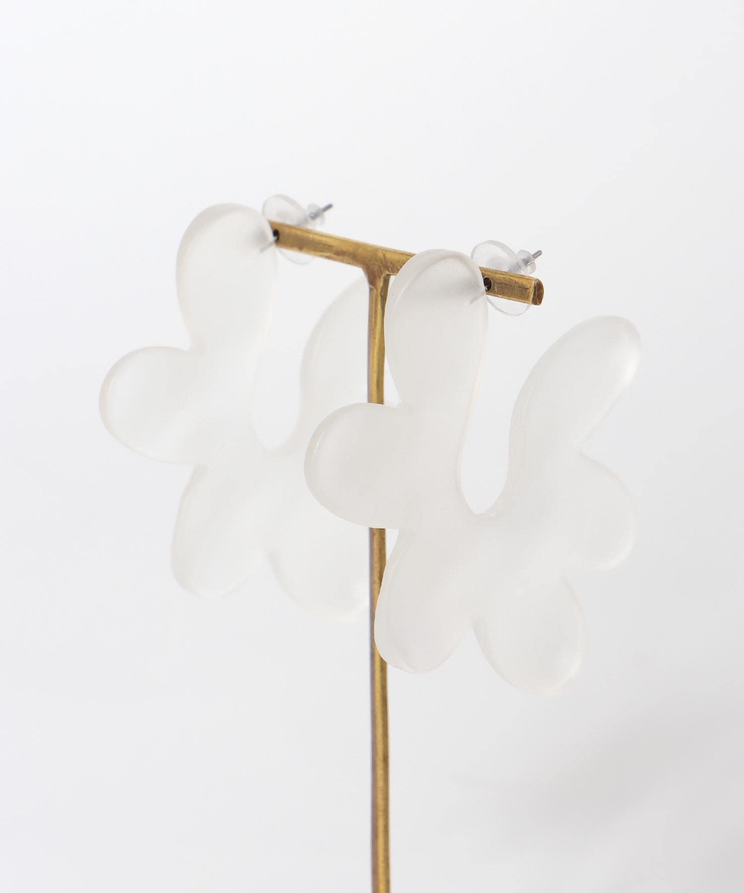 【LIMITED NUMBER】マットフラワーピアス