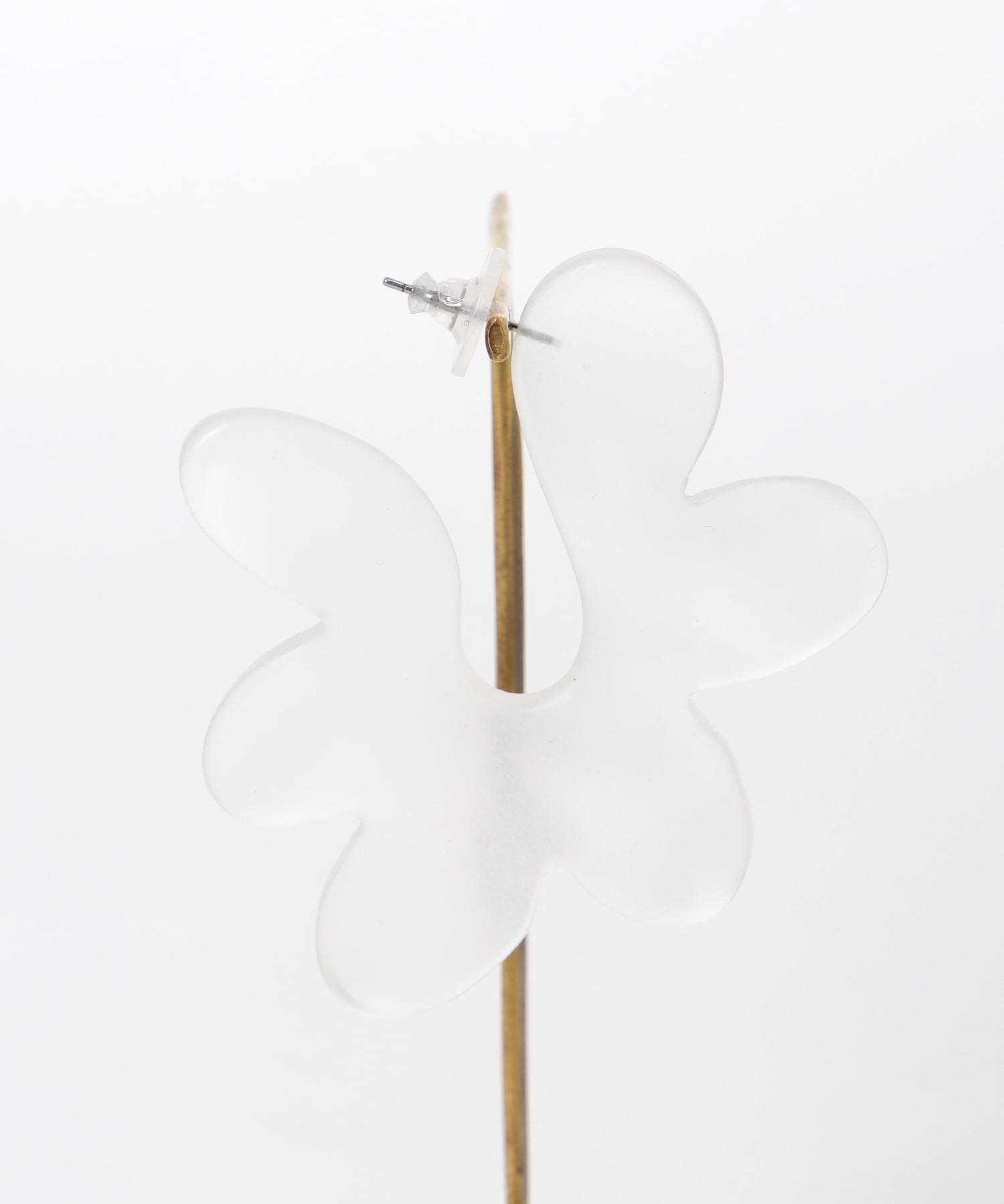 【LIMITED NUMBER】マットフラワーピアス