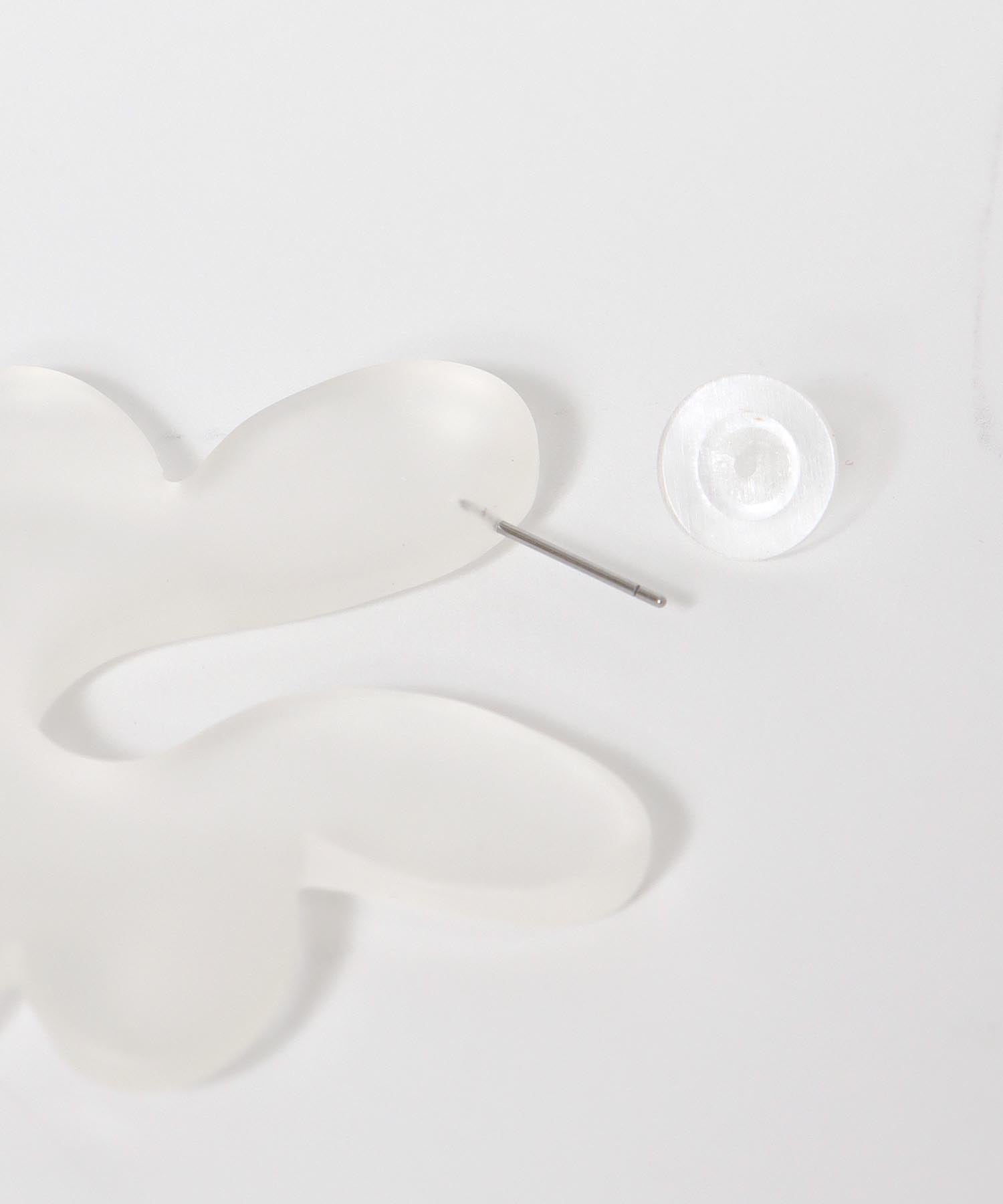 【LIMITED NUMBER】マットフラワーピアス