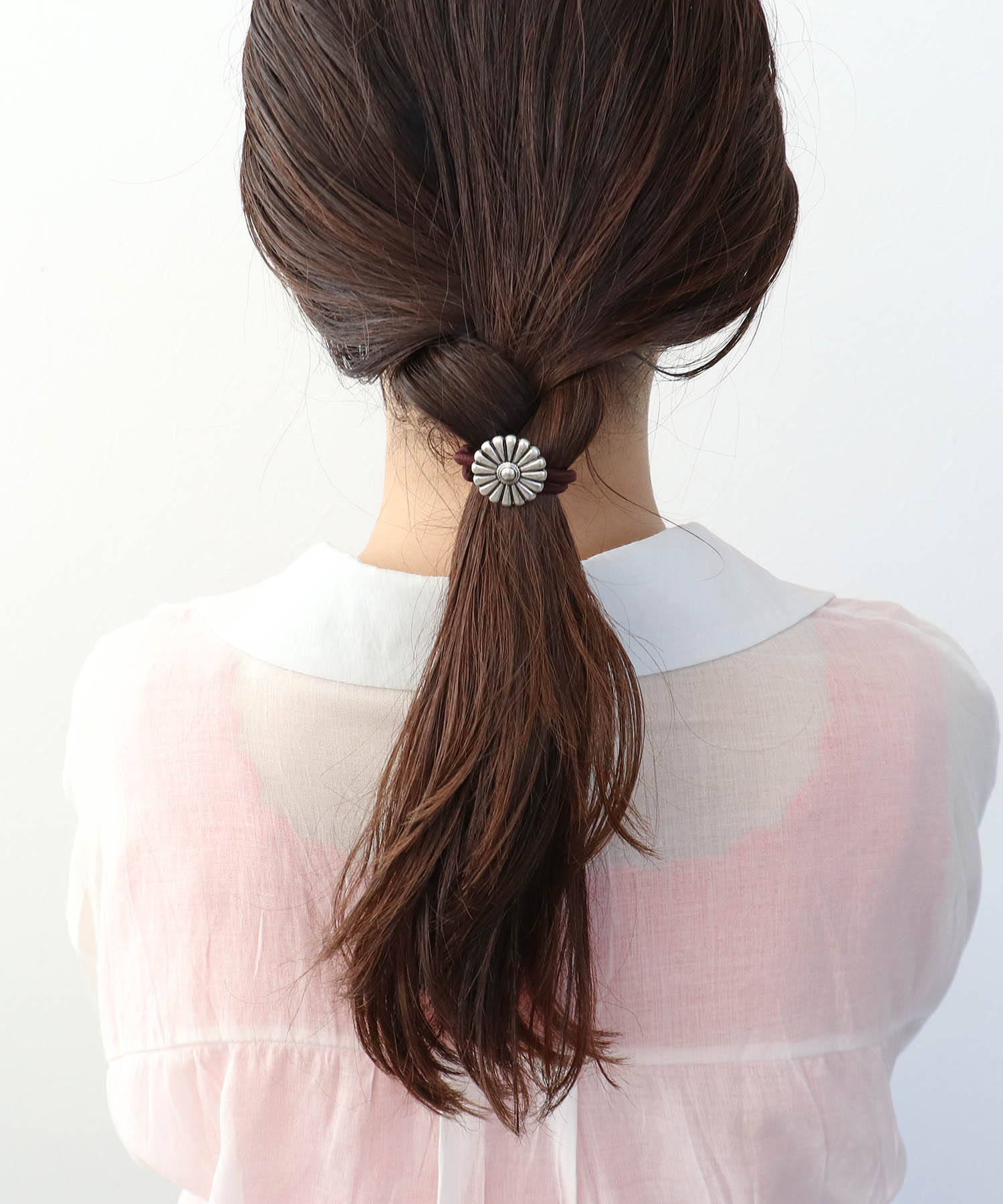 【LIMITED NUMBER】フラワーコンチョヘアゴム