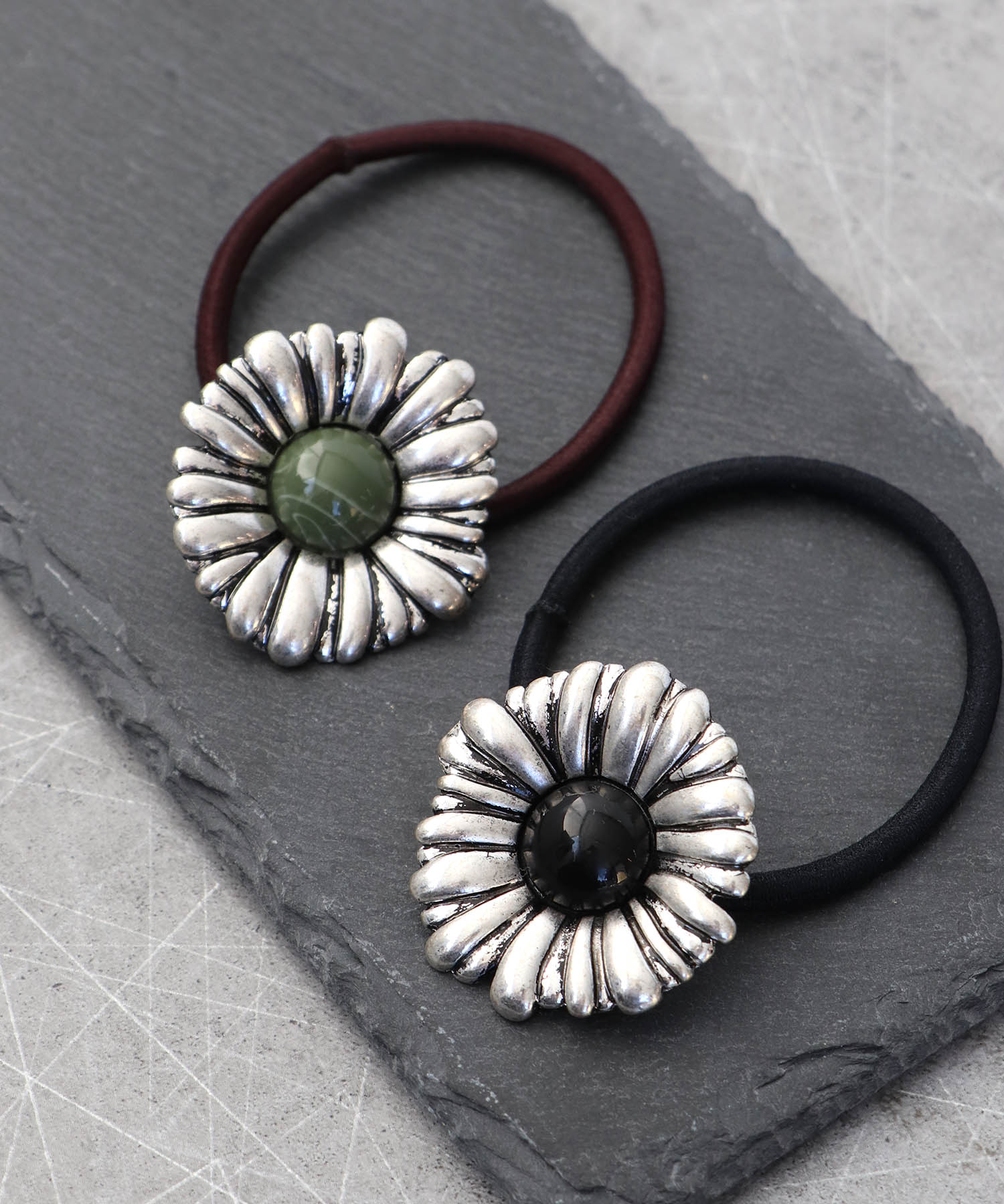 【LIMITED NUMBER】エスニックフラワーポニー