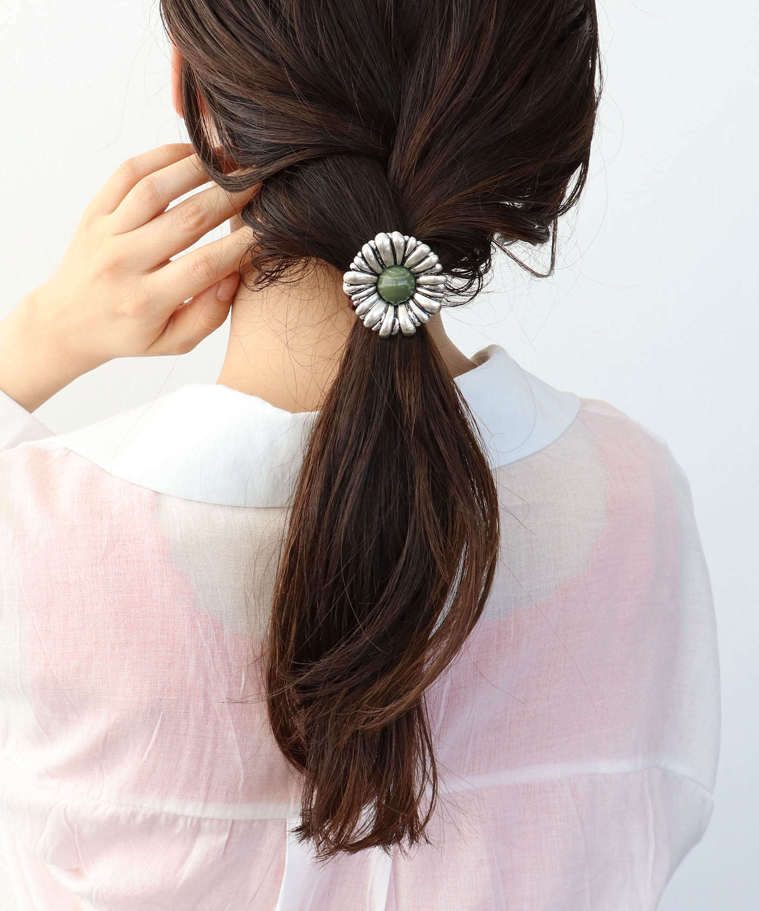 【LIMITED NUMBER】エスニックフラワーポニー