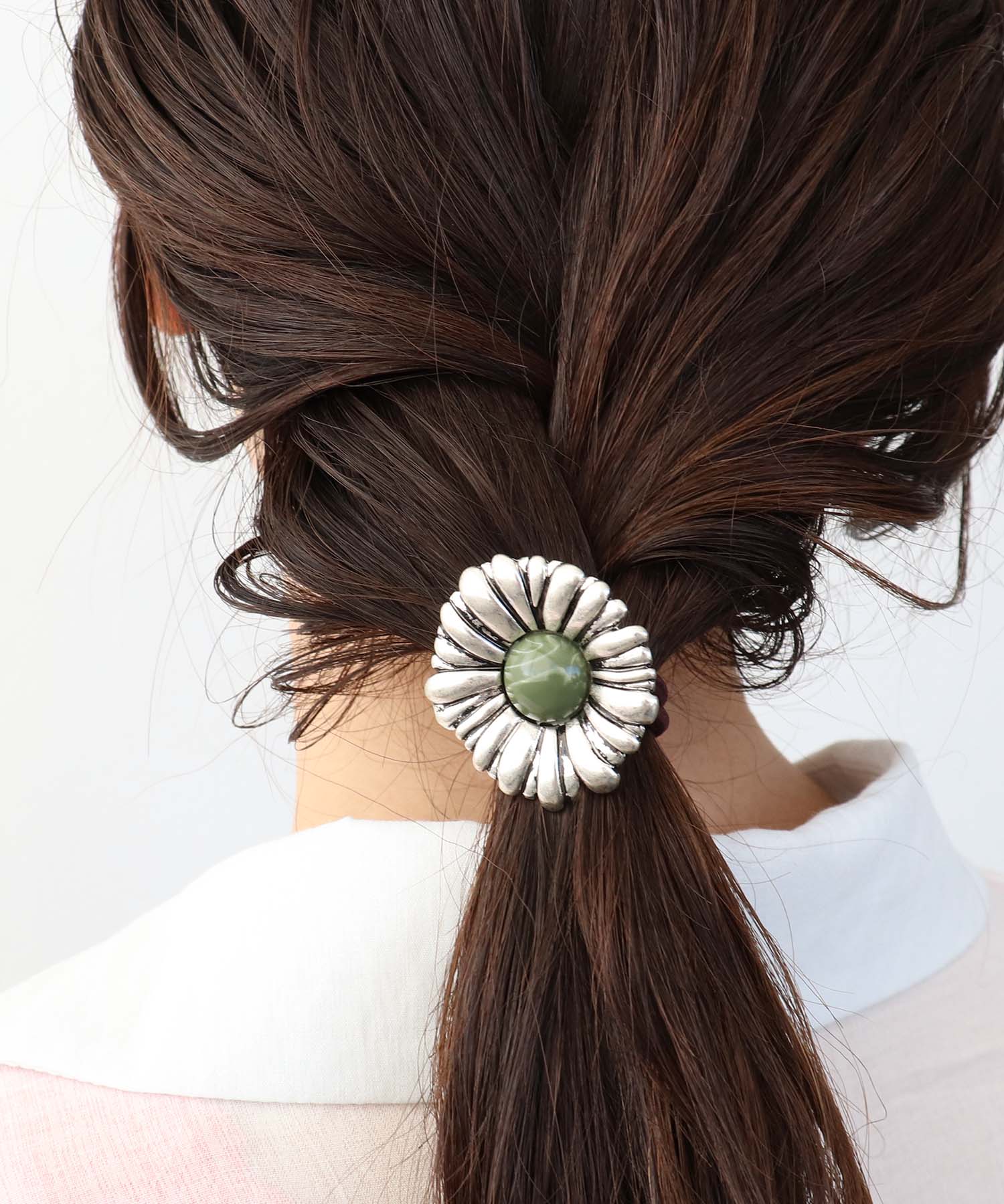 【LIMITED NUMBER】エスニックフラワーポニー