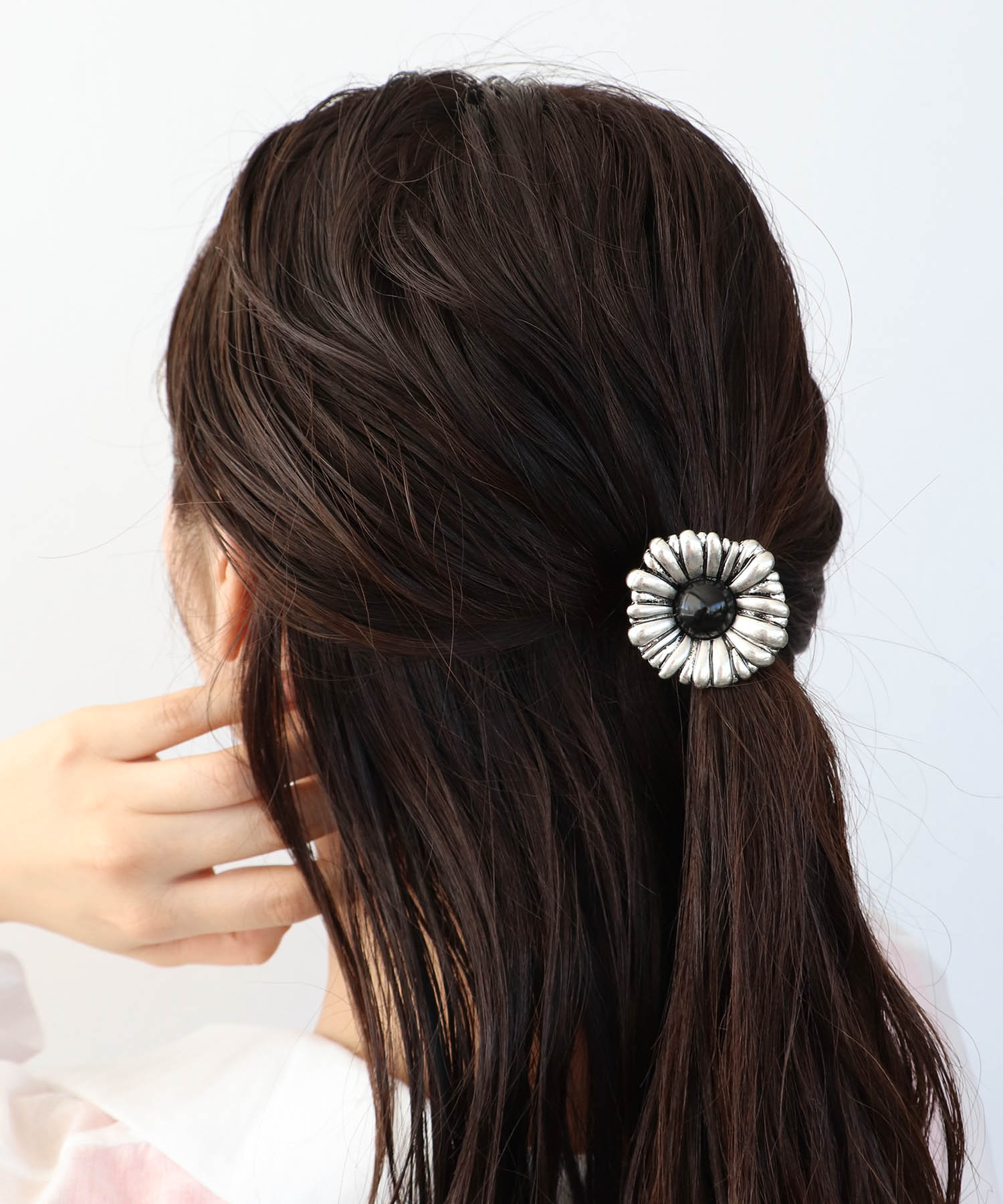 【LIMITED NUMBER】エスニックフラワーポニー