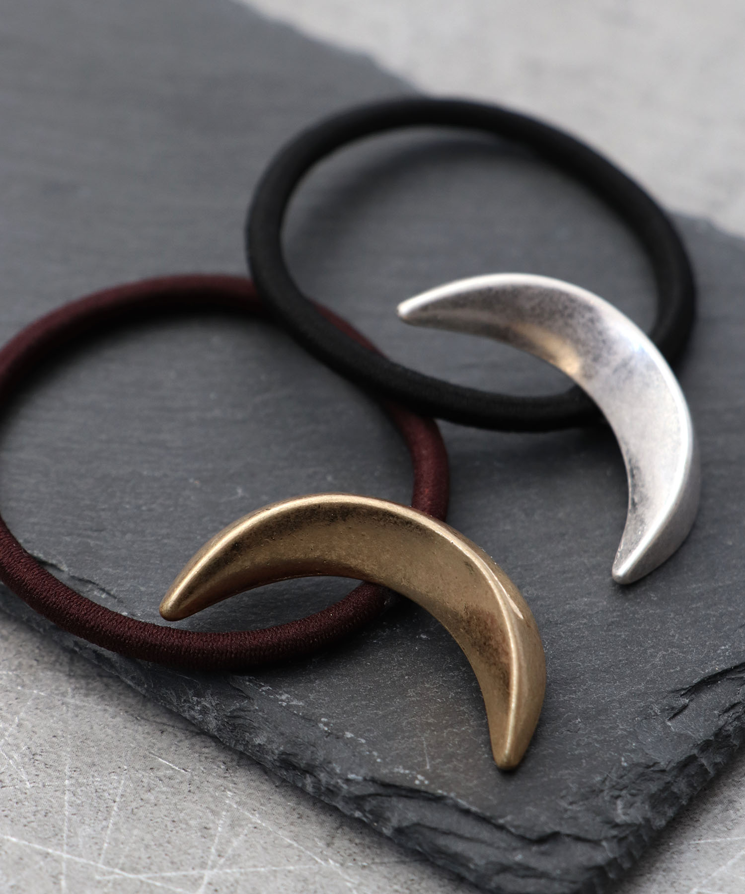 【LIMITED NUMBER】メタルムーンヘアゴム