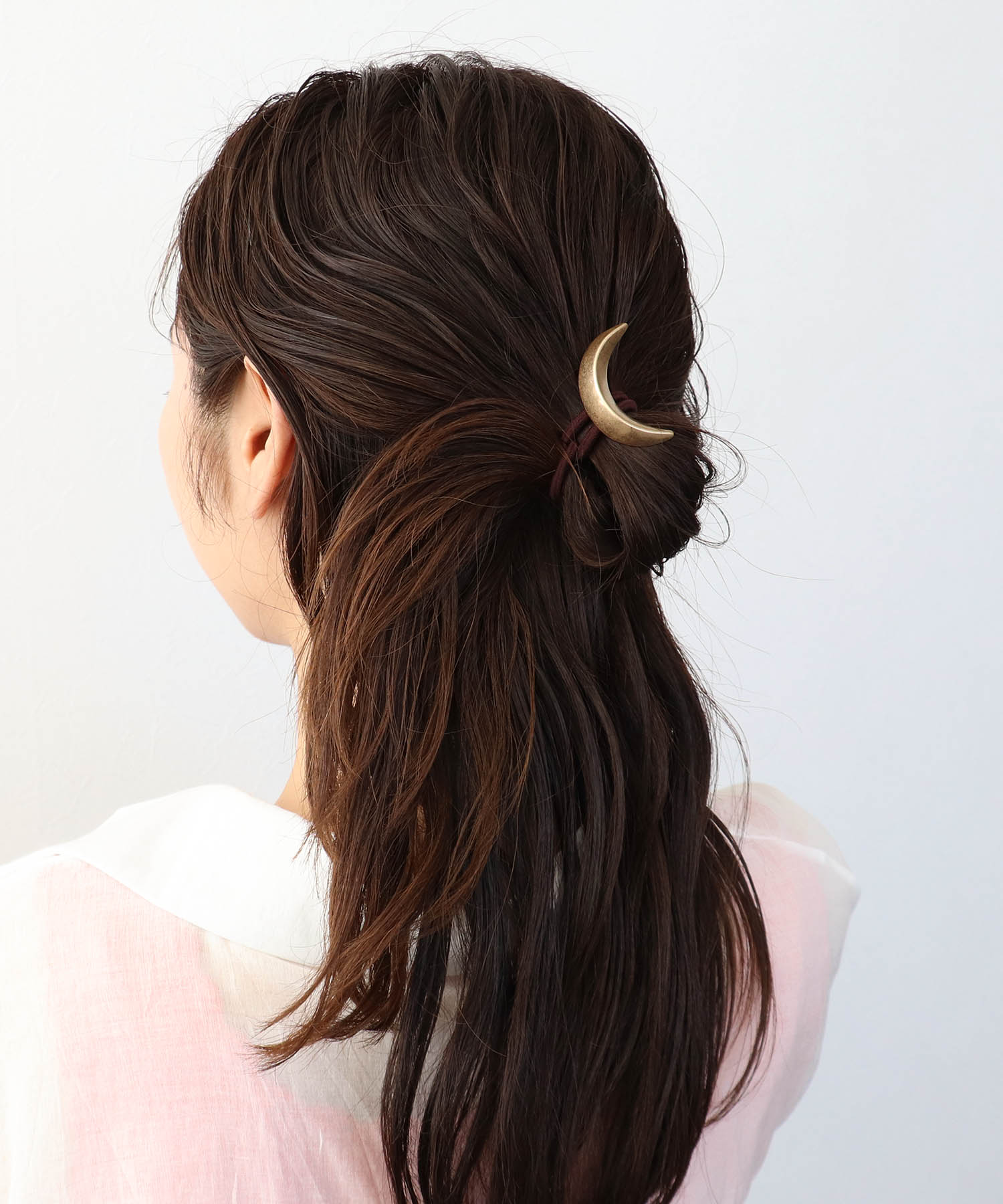 【LIMITED NUMBER】メタルムーンヘアゴム